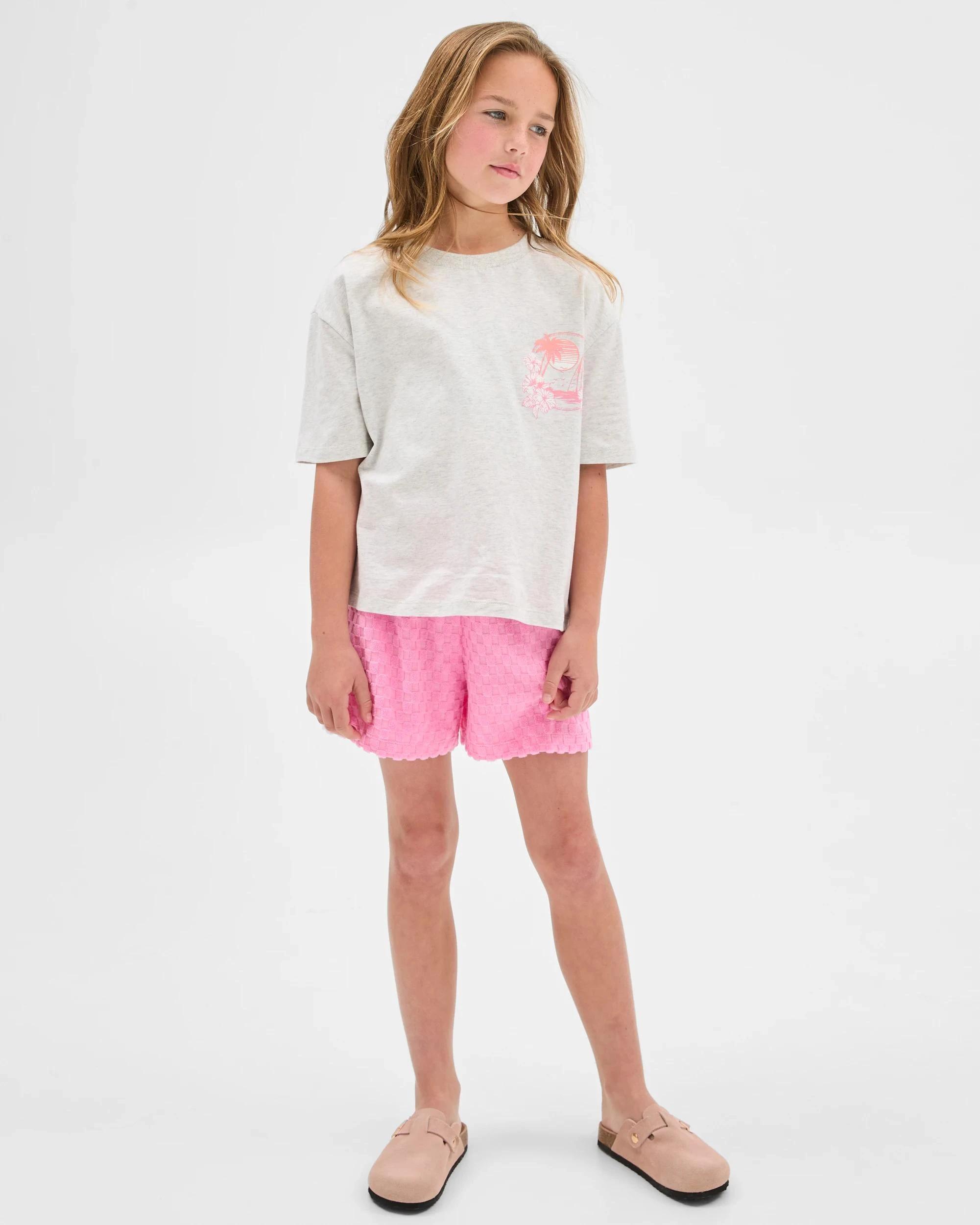 1 Target Australian Cotton Blend T-Shirt and Short Set PINK, 1 of 6