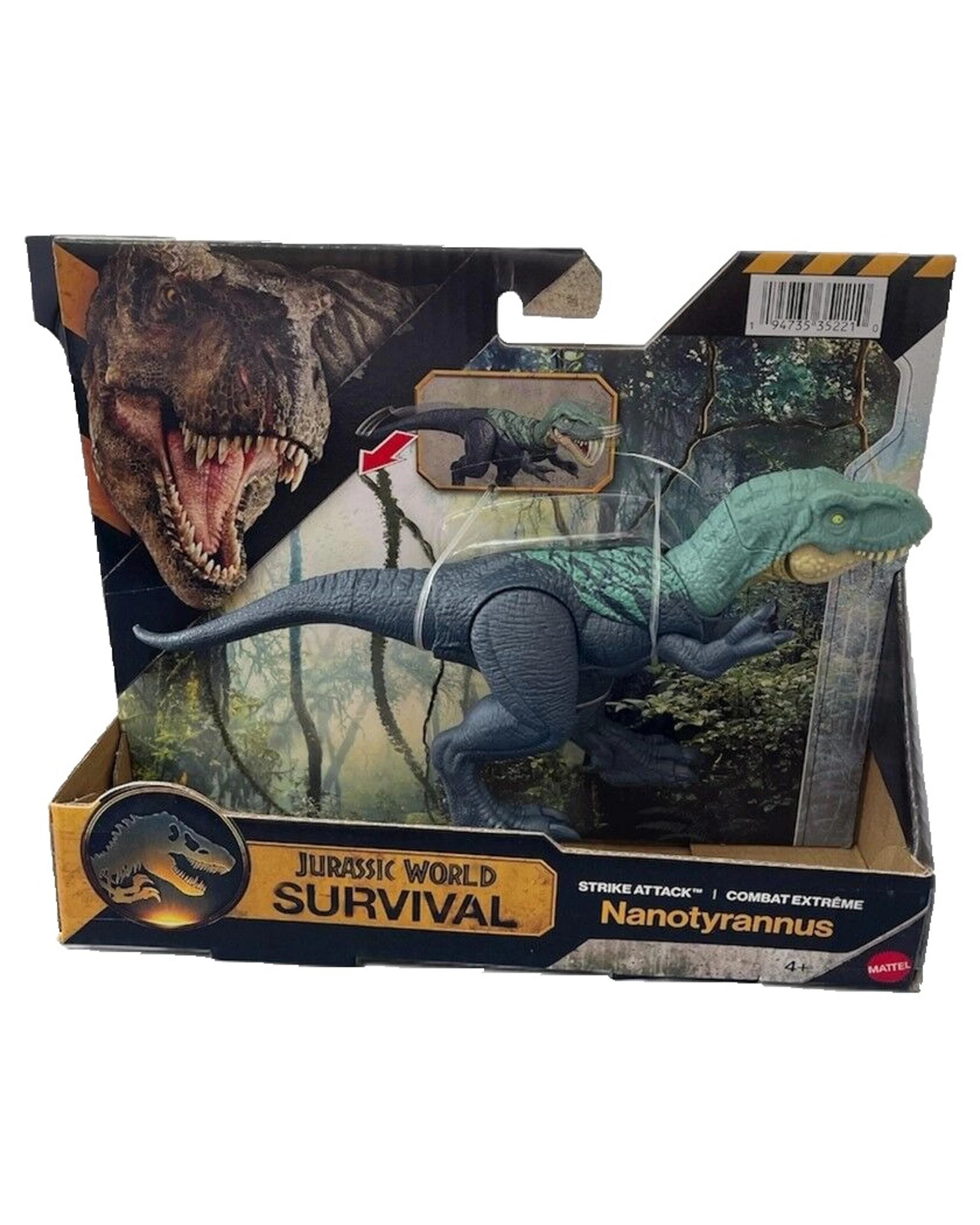 1 Jurassic World Survival Strike Attack Nanotyrannus Action Figure, 1 of 1