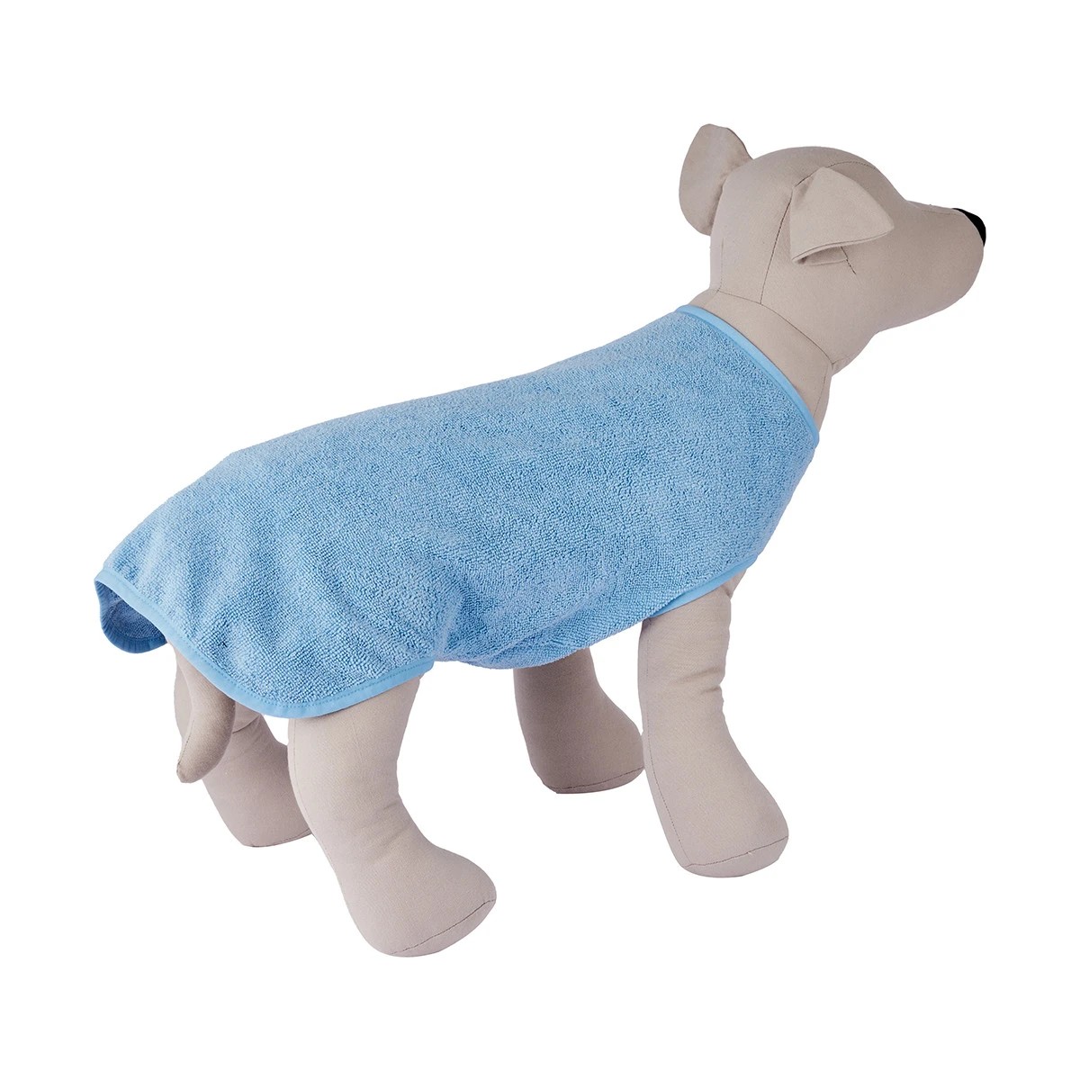 3 Pet Bathrobe - Large, Blue, 3 of 10