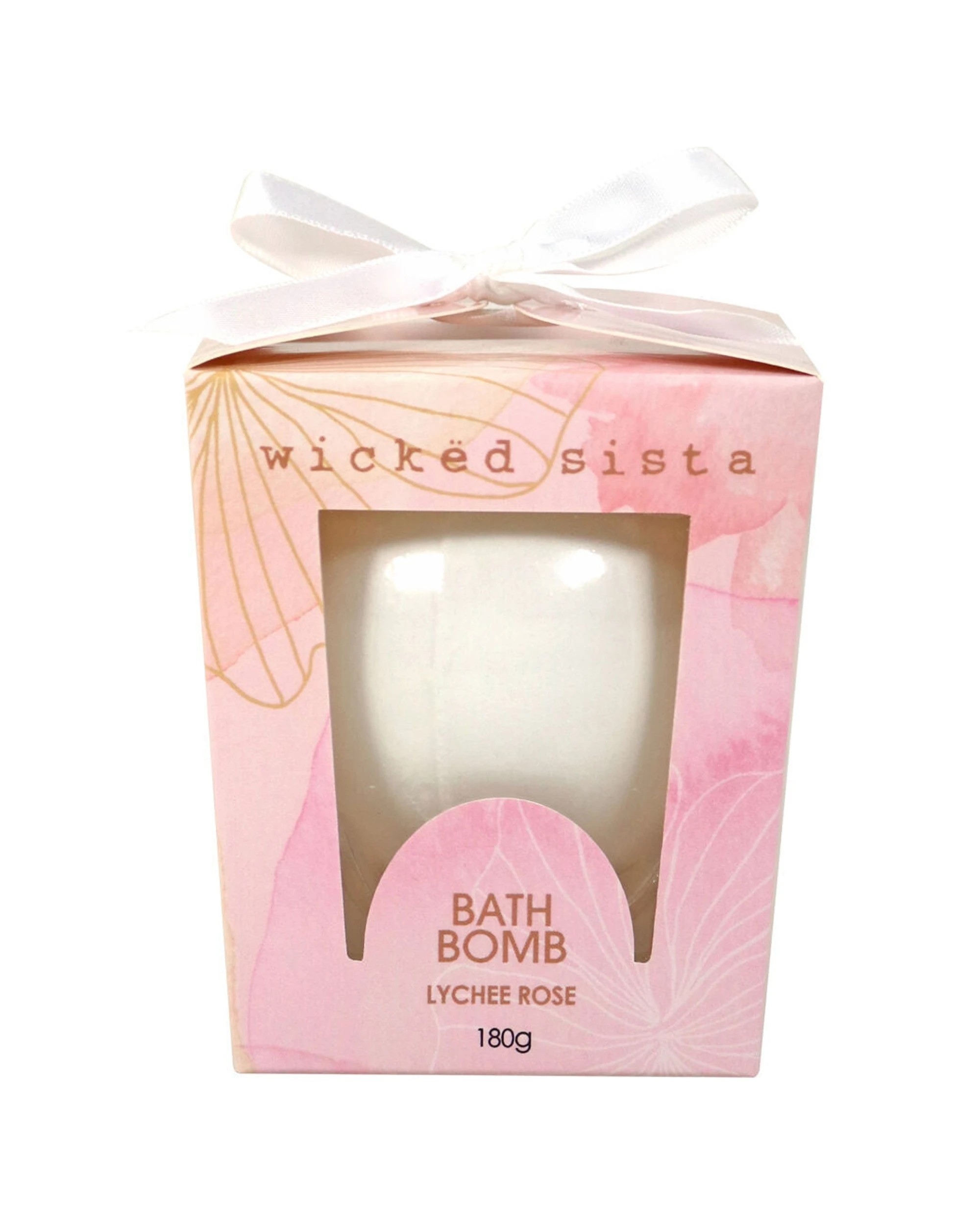 2 Wicked Sista 4PK Aromatherapy Bath Bomb Lychee Rose Fragrance 180g - Multi, 2 of 2