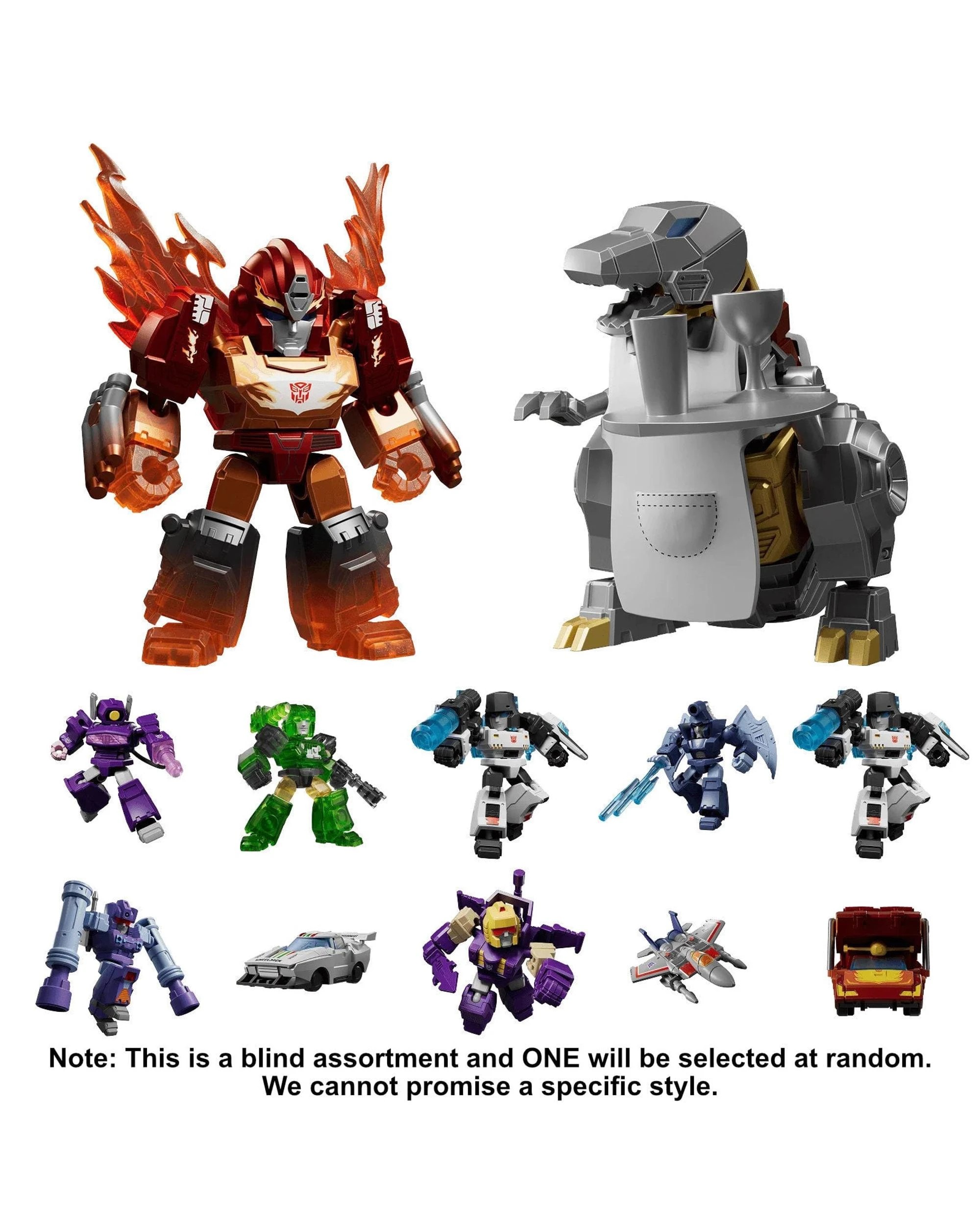 2 Blokees Transformers Defender Version 04 Tyrants Fury Model Kit Blind Box, 2 of 10