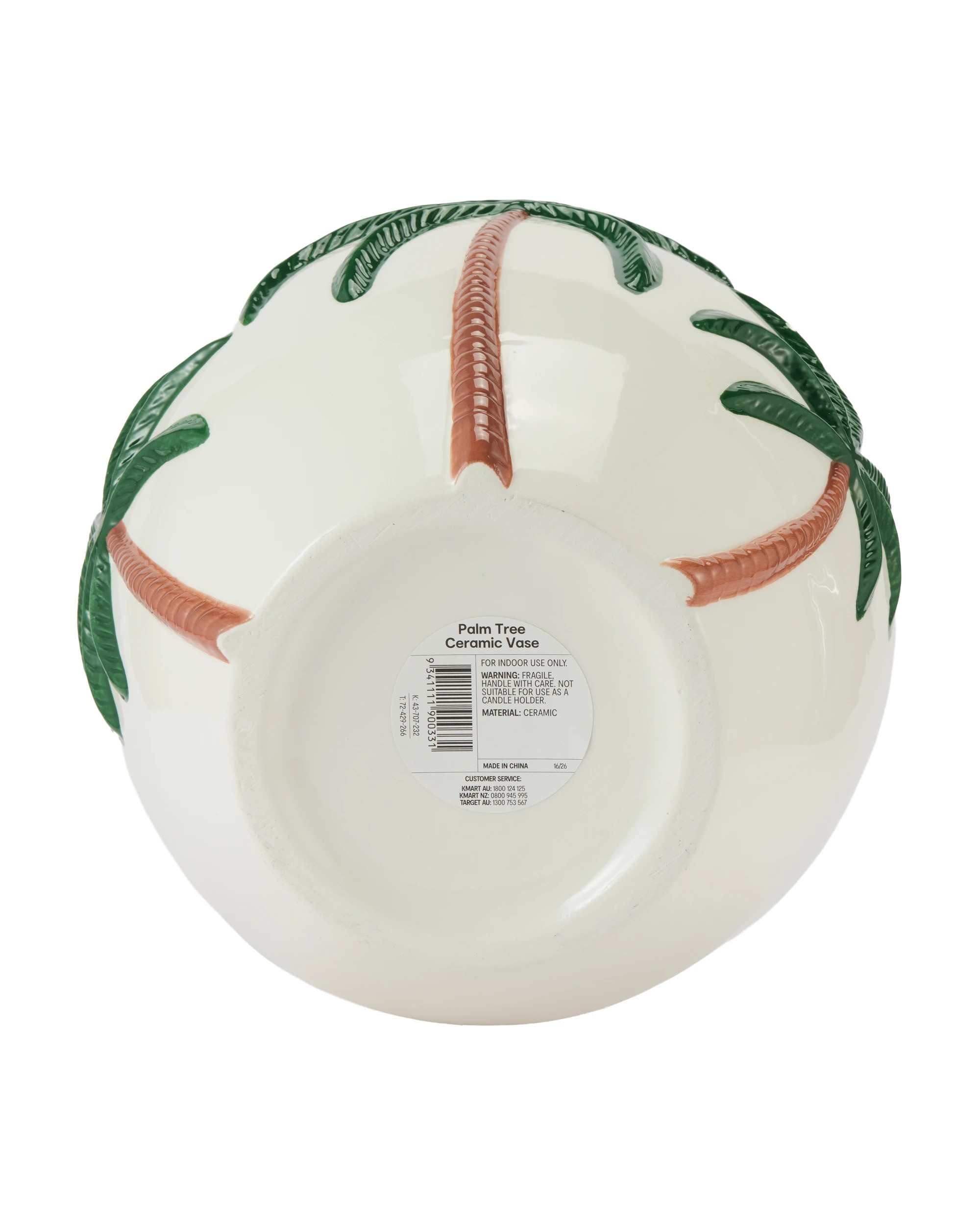 5 Palm Tree Ceramic Vase, 5 of 5