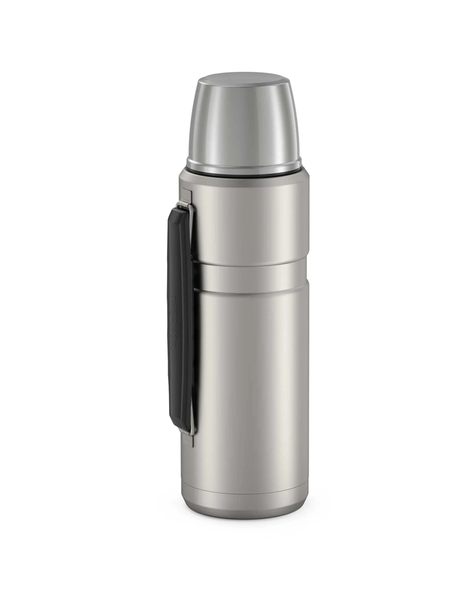 2 Thermos King 1.2l Vacuum Insulated Double Walled Beverage Hot/cold Bottle Silver
 - Silver, 2 of 2