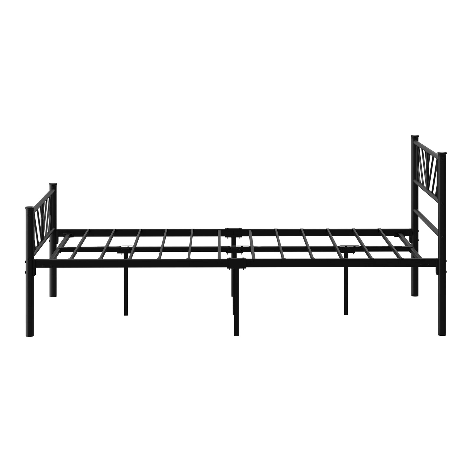 8 Oikiture Metal Bed Frame King Single Bed Base Platform Sis
 - Black, 8 of 9