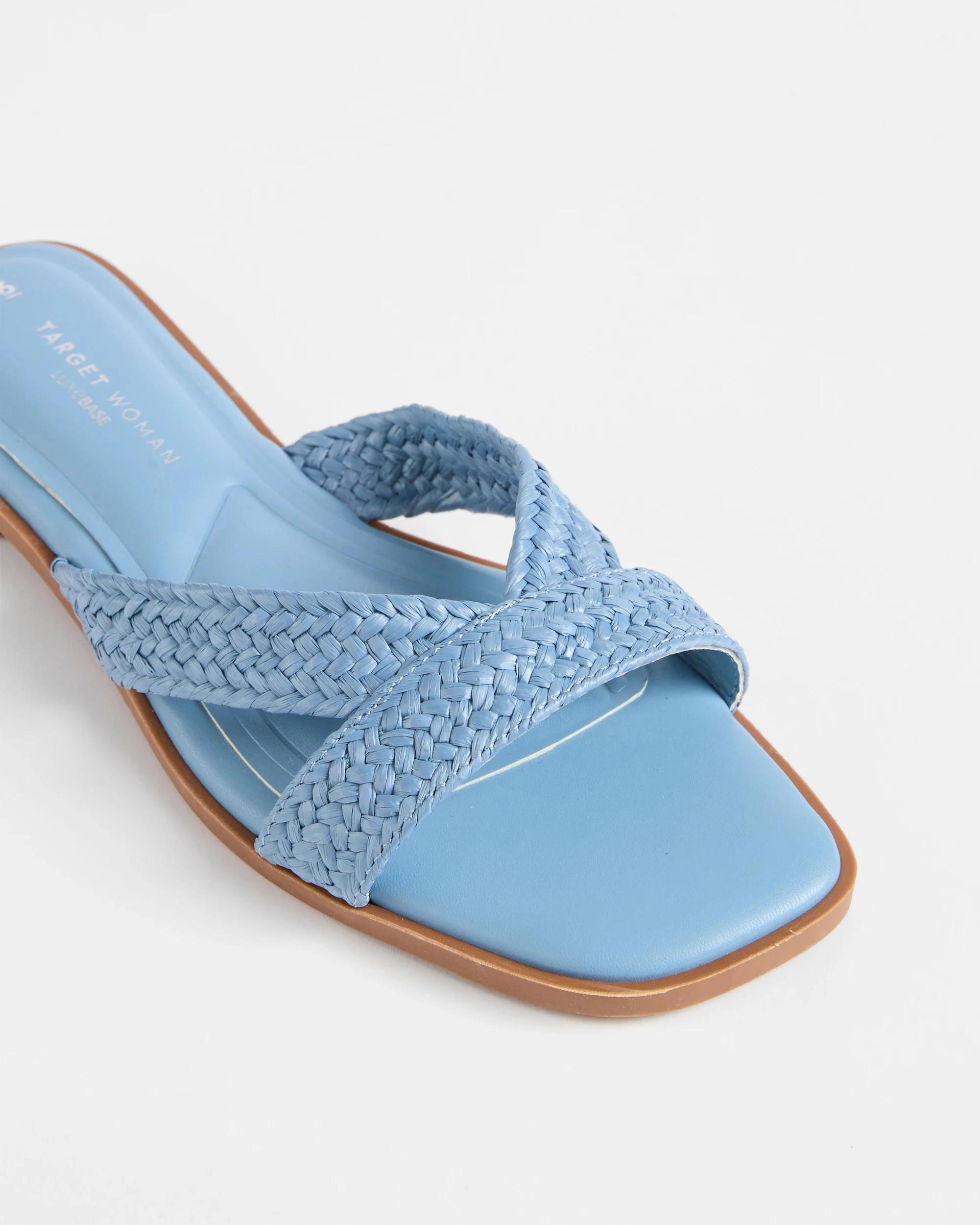 2 Target Woman Womens Studded Flat Sandal - Harmony BLUE, 2 of 3