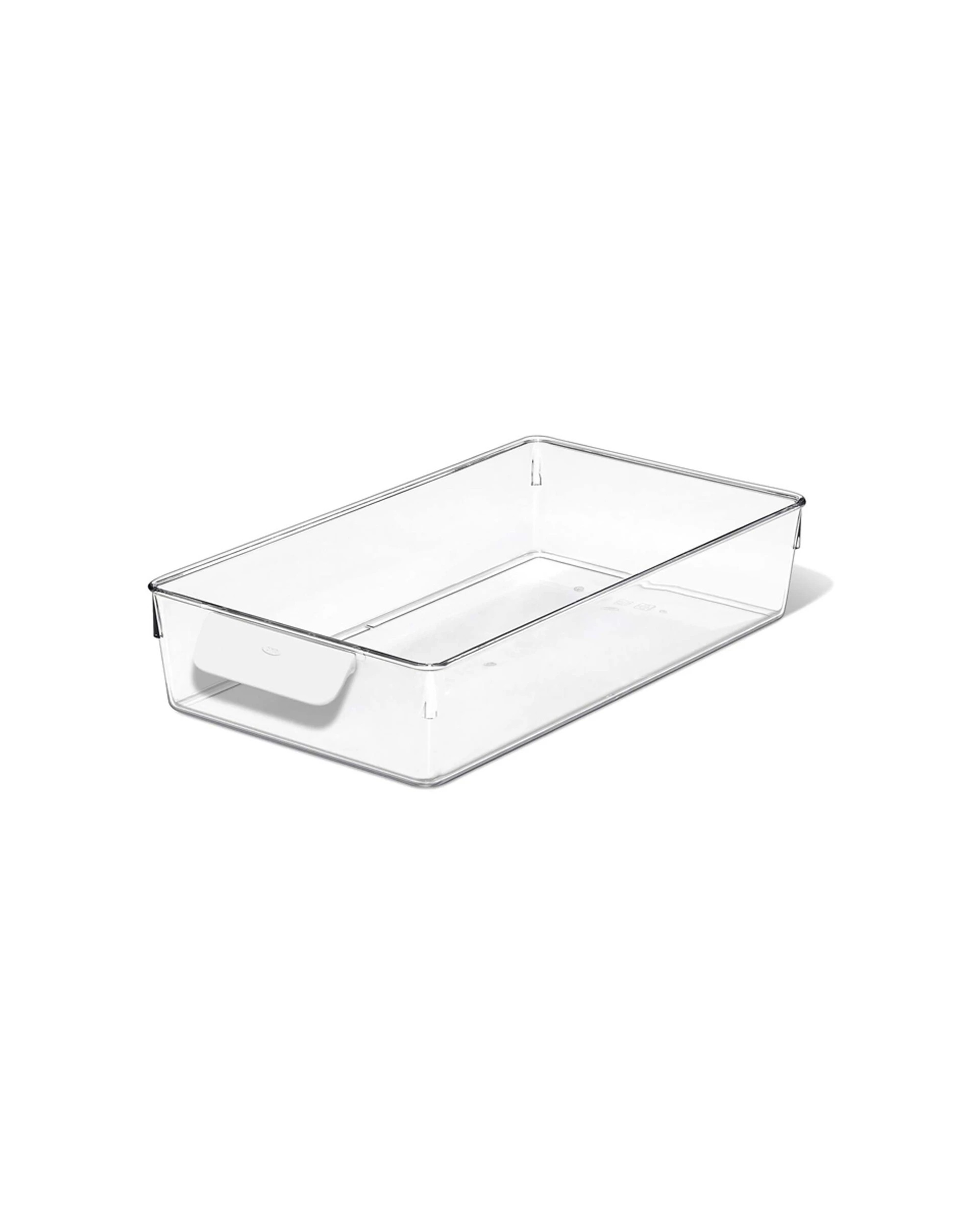 2 Oxo Good Grips Fridge Bin Food Organiser Clear With Comfortable Grip 38cm - Clear, 2 of 7