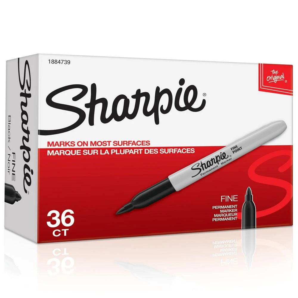 7 Sharpie Fine Permanent Markers Black 36 Pack, 7 of 7