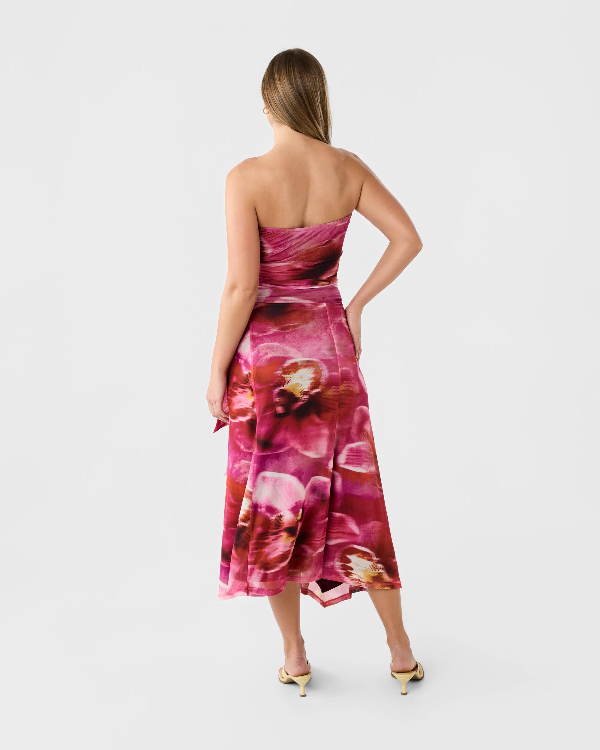 4 Mesh Asymmetrical Skirt Orchid, 4 of 7