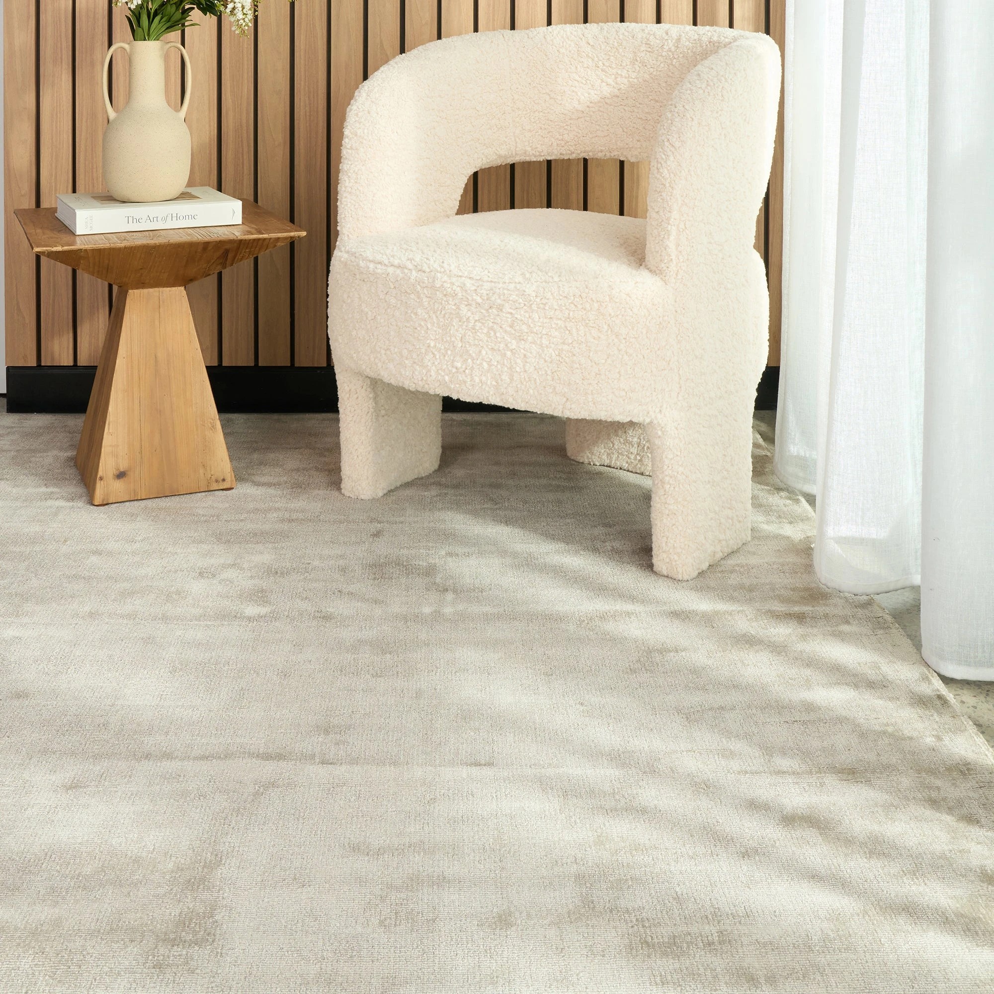 2 Common Ground Rugs Serene 45 225x155cm - Silver, 2 of 9