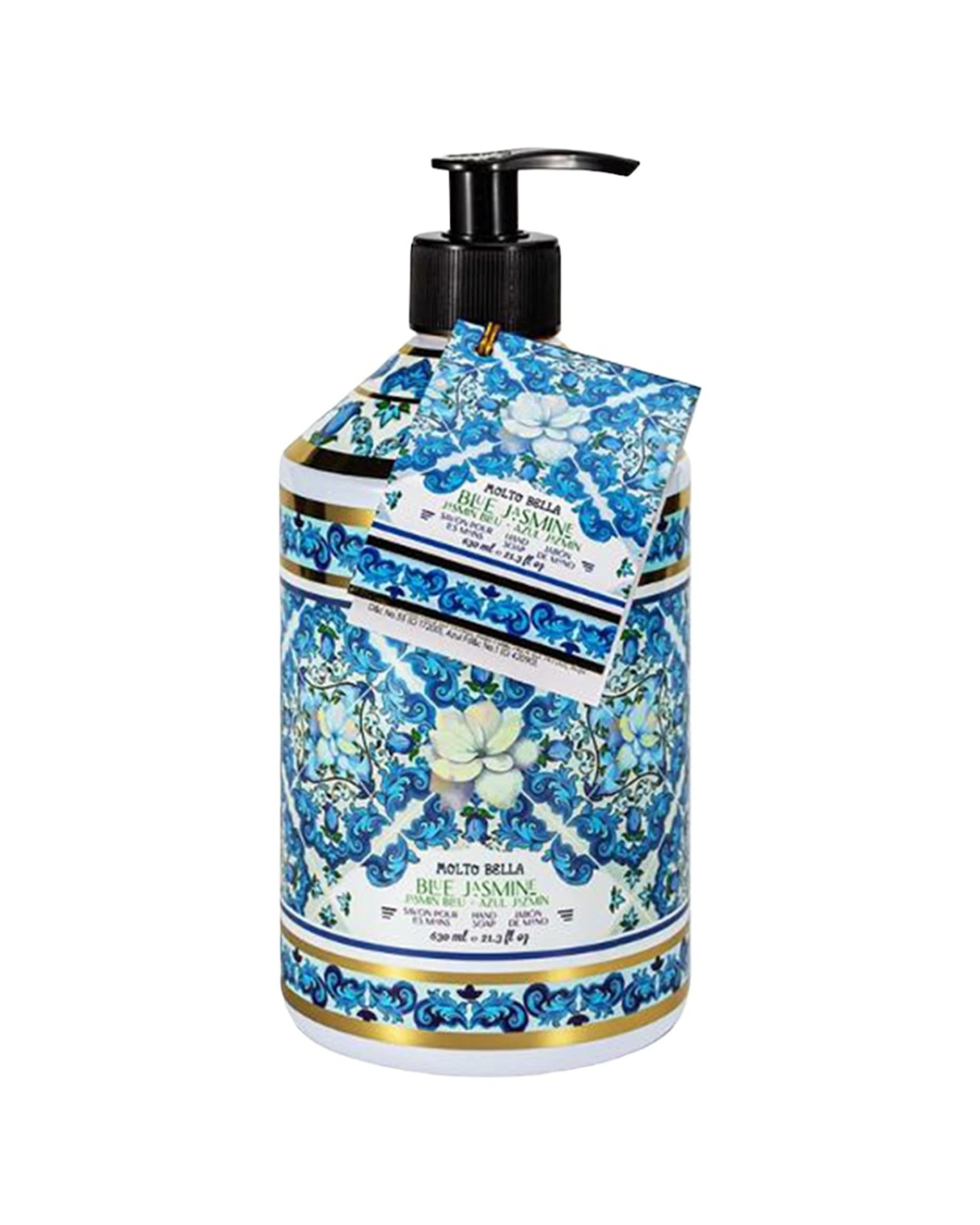 2 Molto Bella 6PK Scented Cleansing Hand Soap Jasmine Pump Bottle 630mL - Blue, 2 of 3
