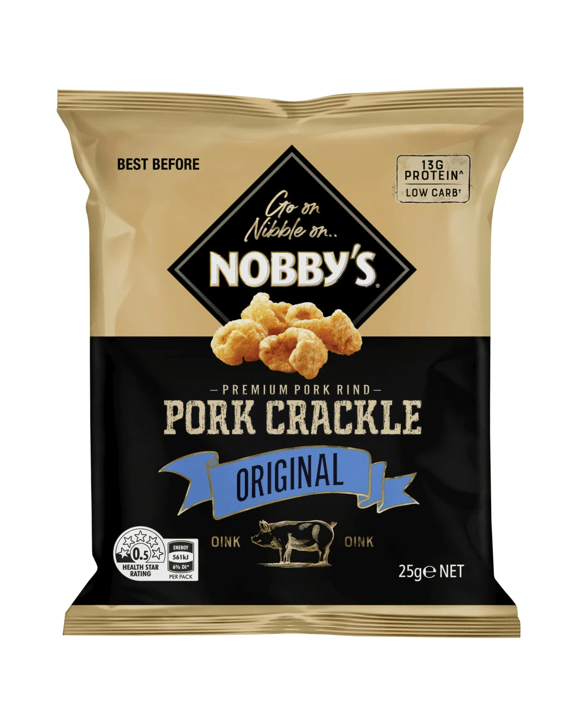 Nobby's Pork Crackle Original 25g