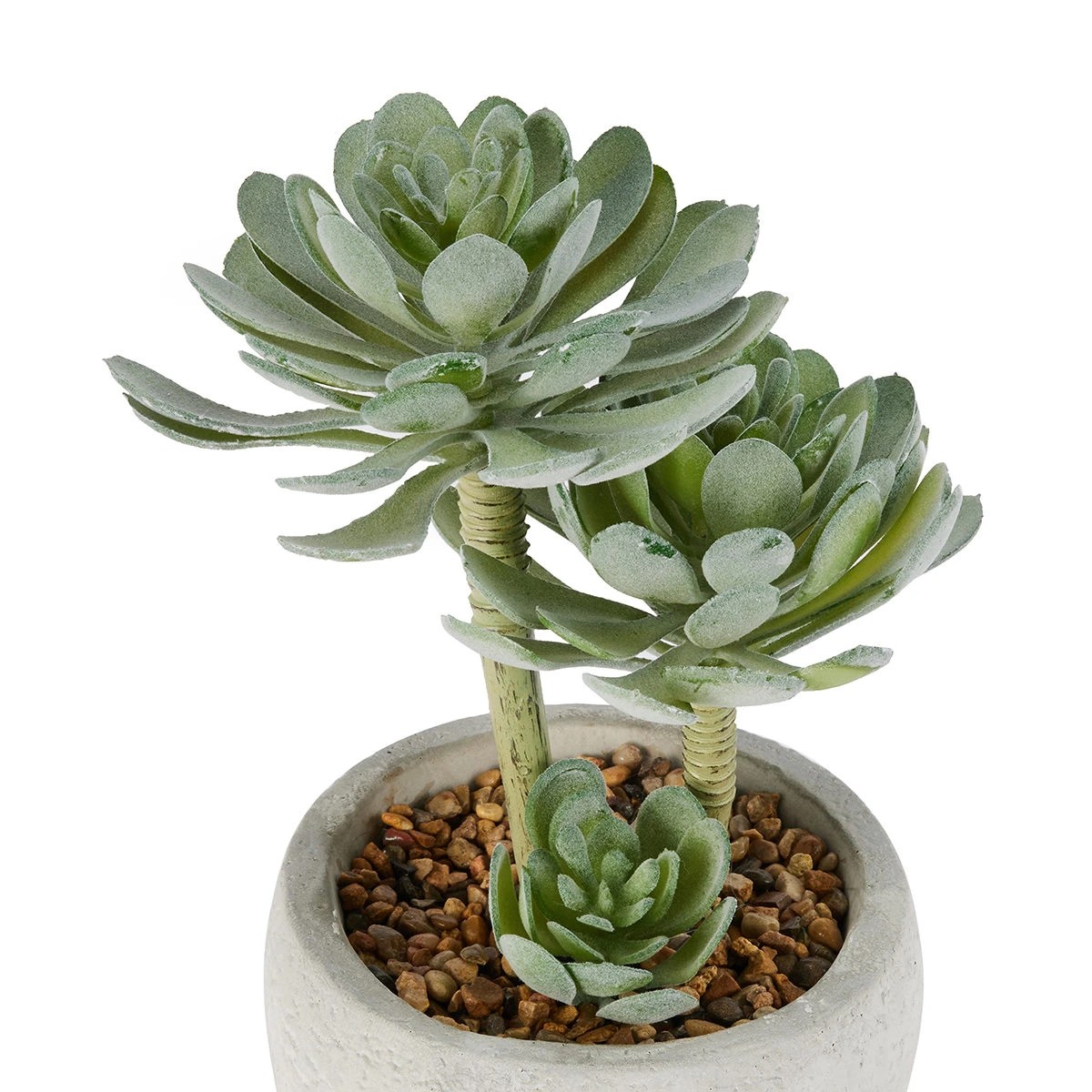 4 Artificial Succulents in Pot, 4 of 7