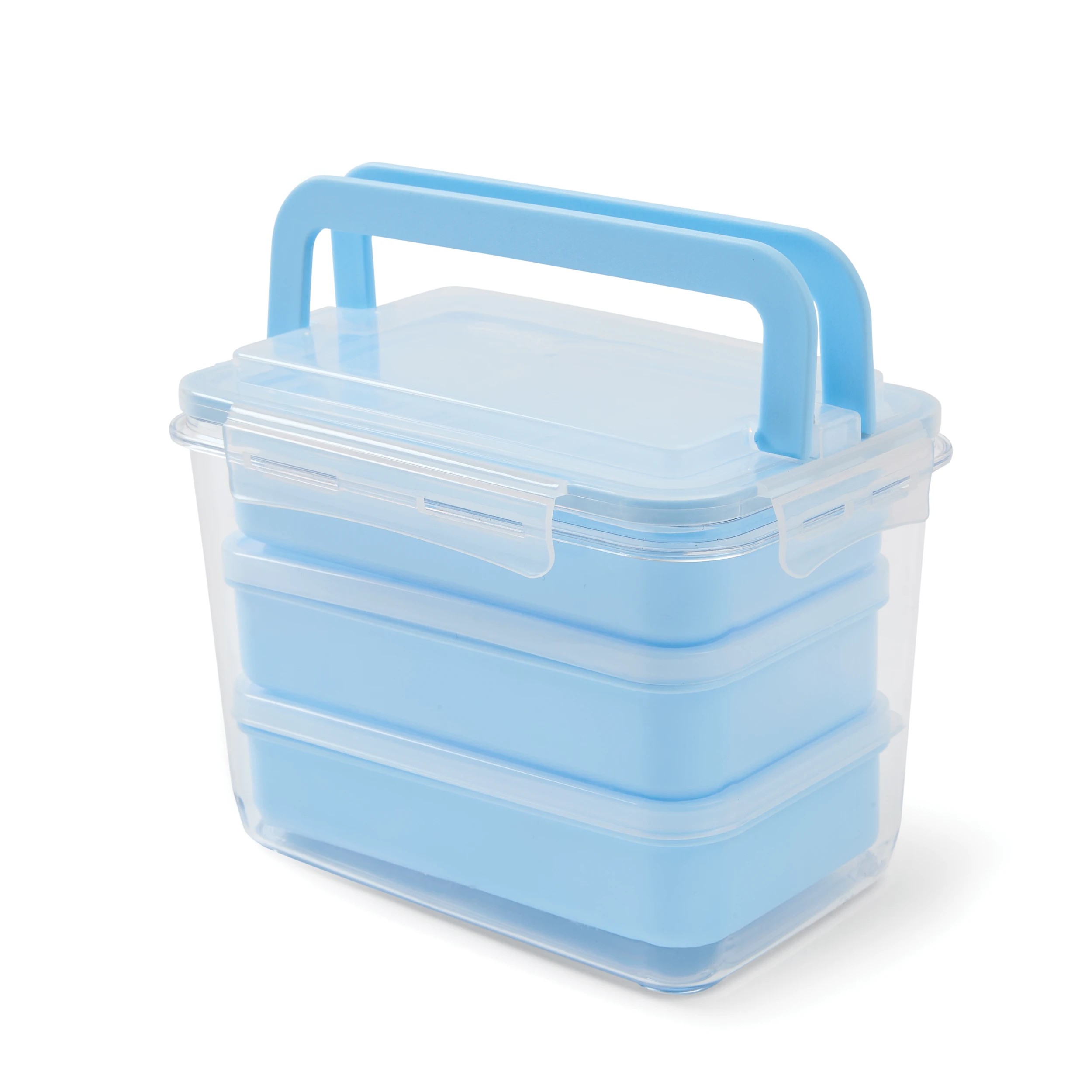 7 7 Piece Meal Prep Set - Blue, 7 of 8