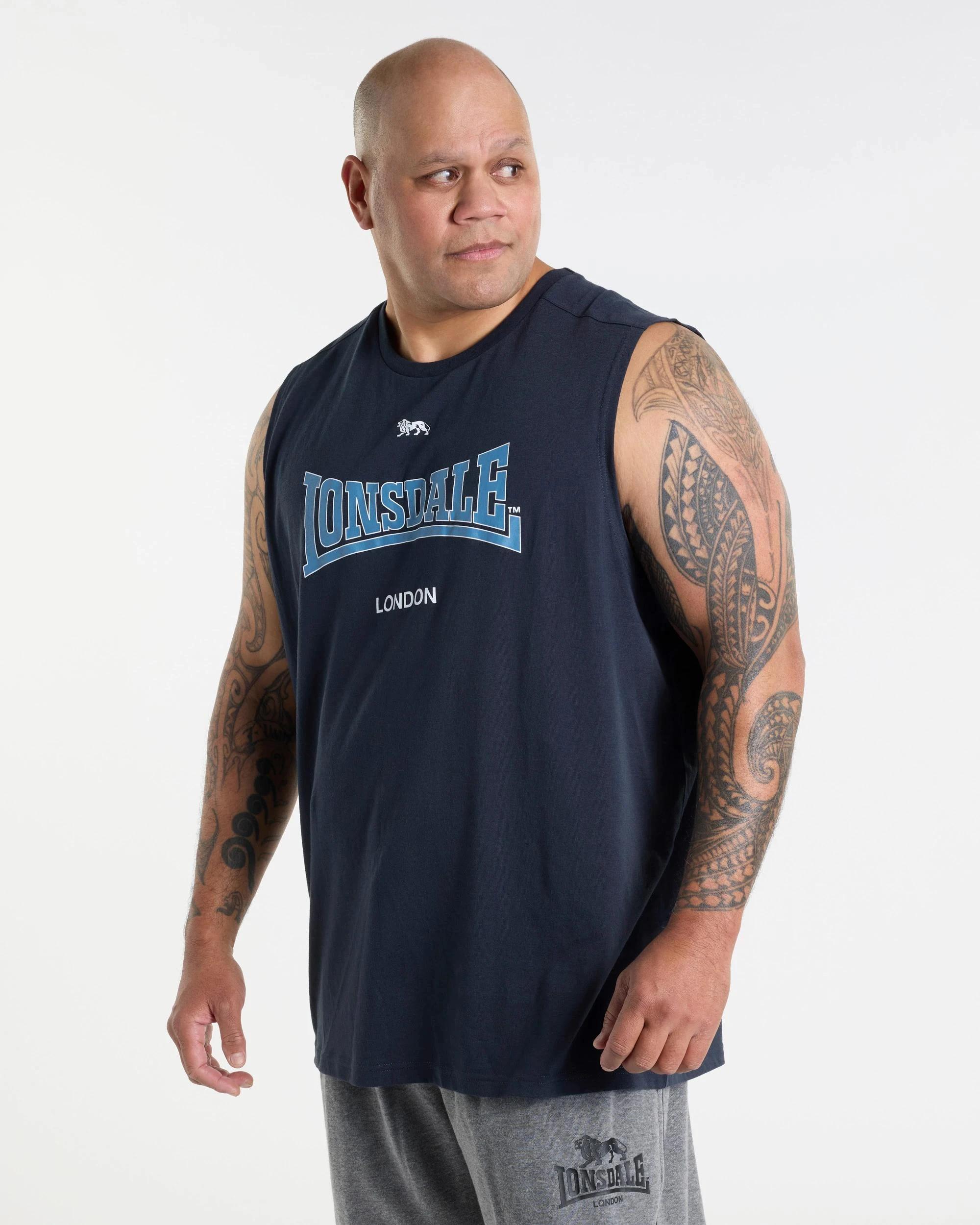 1 Plus Size Tank Top - Lonsdale London INDIGO, 1 of 4