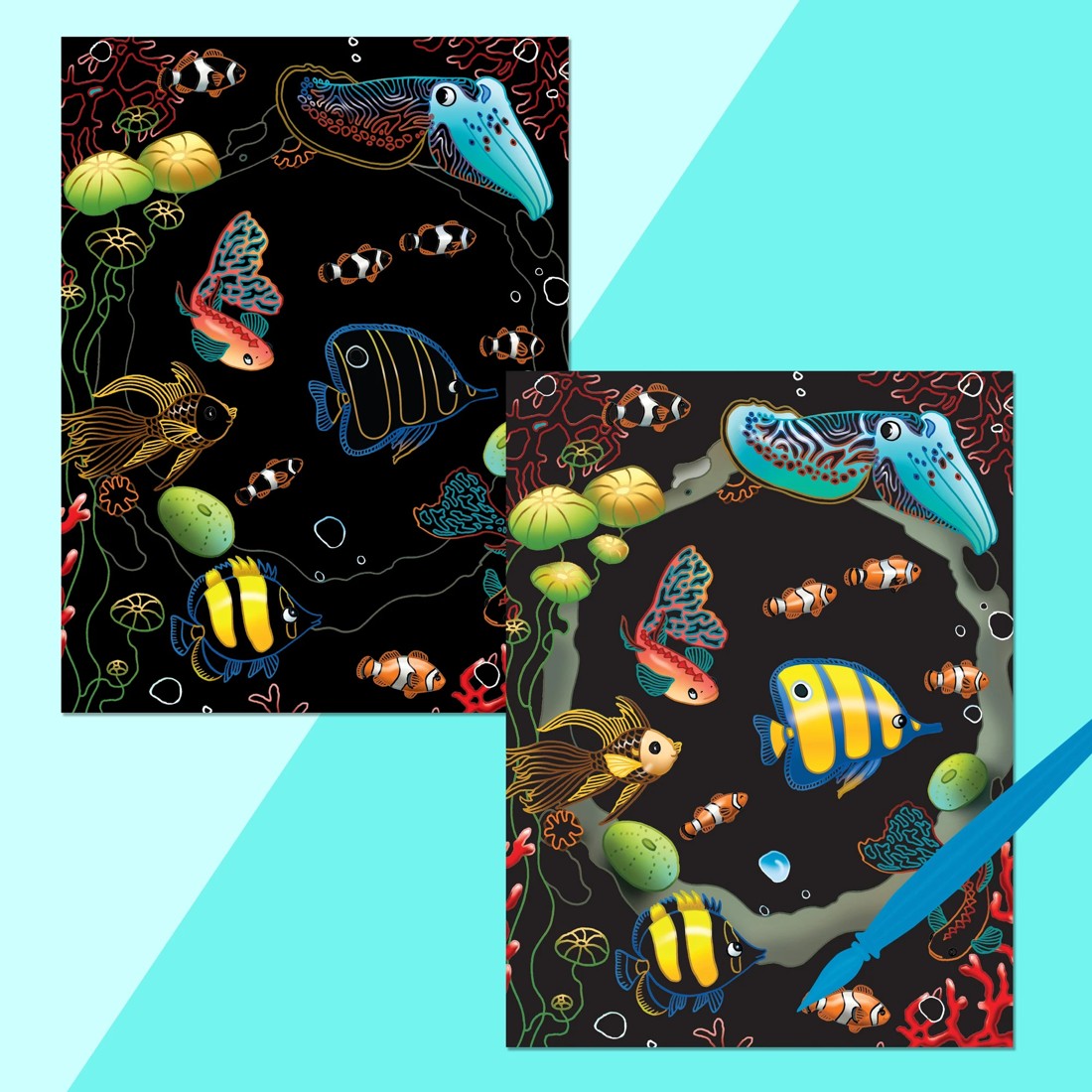 5 Kaleidoscope Etch Art Creations: Ocean Dreams - Book, 5 of 7