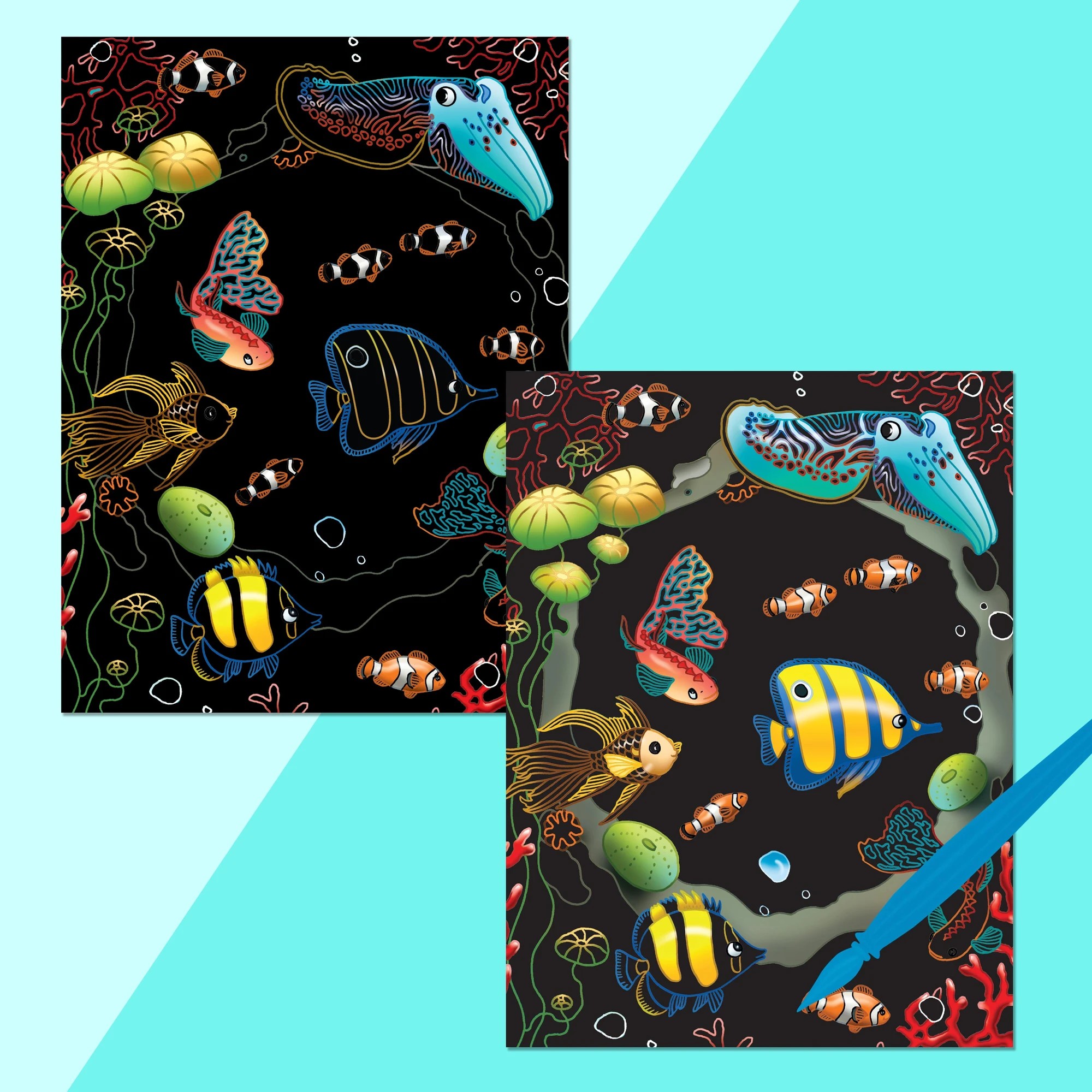 6 Kaleidoscope Etch Art Creations: Ocean Dreams - Book, 6 of 8