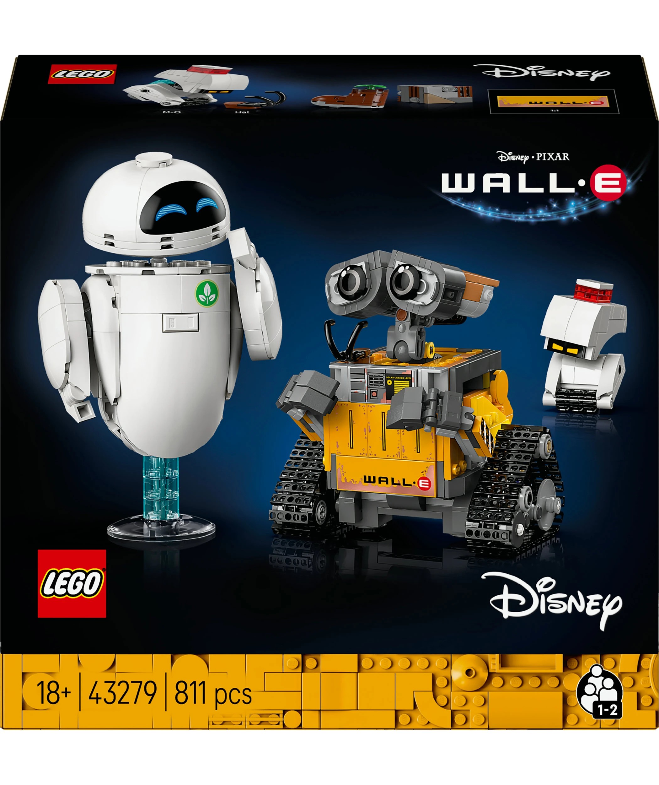 1 LEGO Disney Pixar WALL-E and EVE 43279, 1 of 10