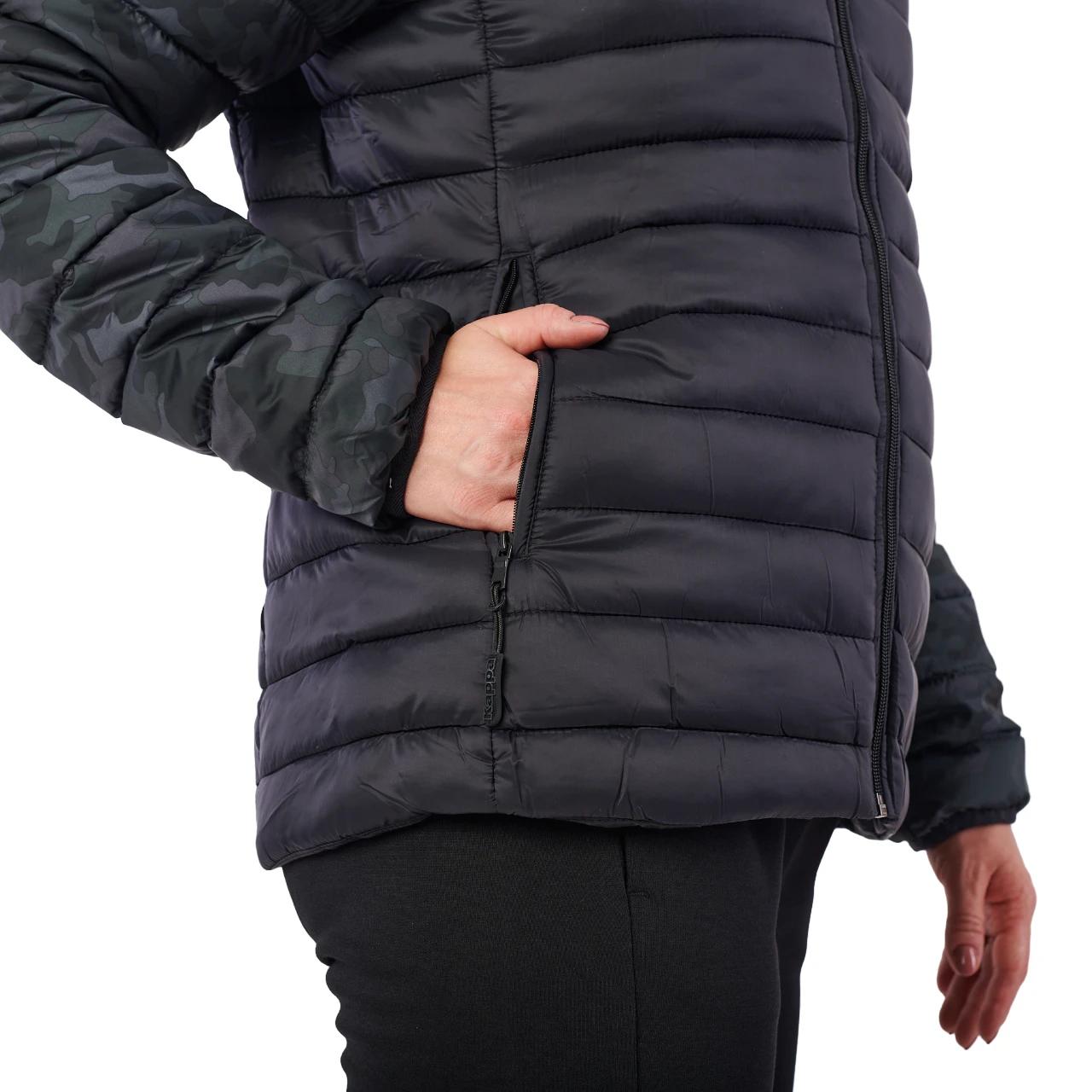 3 Kappa Womens Training Lamezia Black Camouflage Peformance Jacket BLACK CAMOFLAGE, 3 of 6