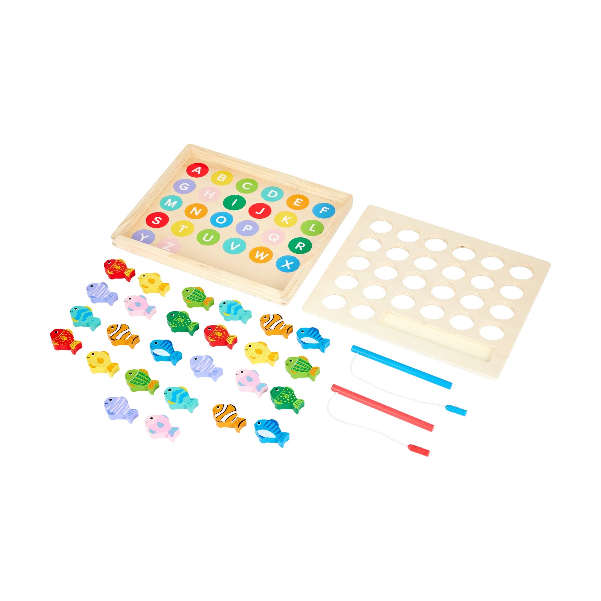 3 Wooden Alphabet Fishing Playset, 3 of 8