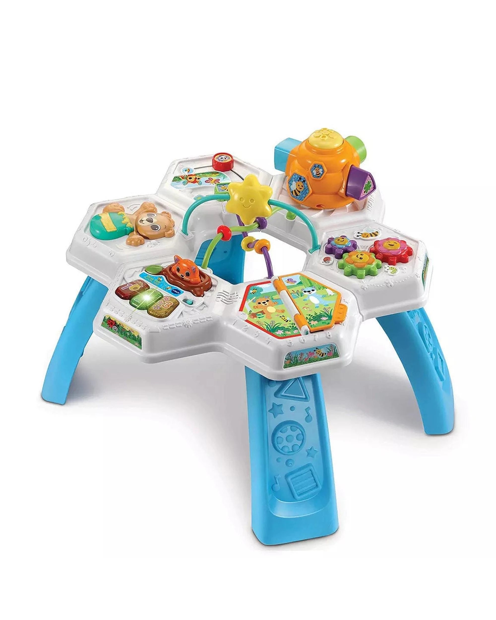 2 VTech Busy Bee Activity Table Blue, 2 of 5