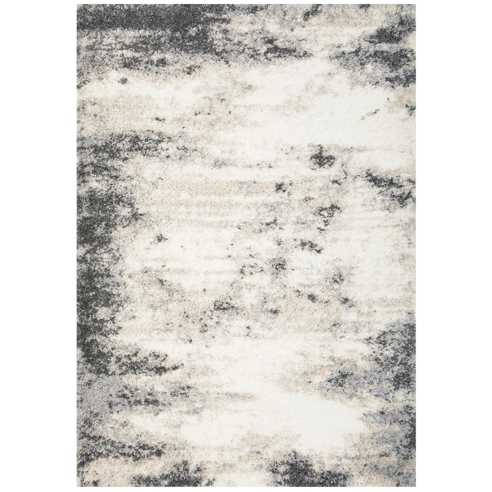 1 Common Ground Rugs Nocturne Opal 400x300cm - Extra Extra Large Shag Rug - White, 1 of 6
