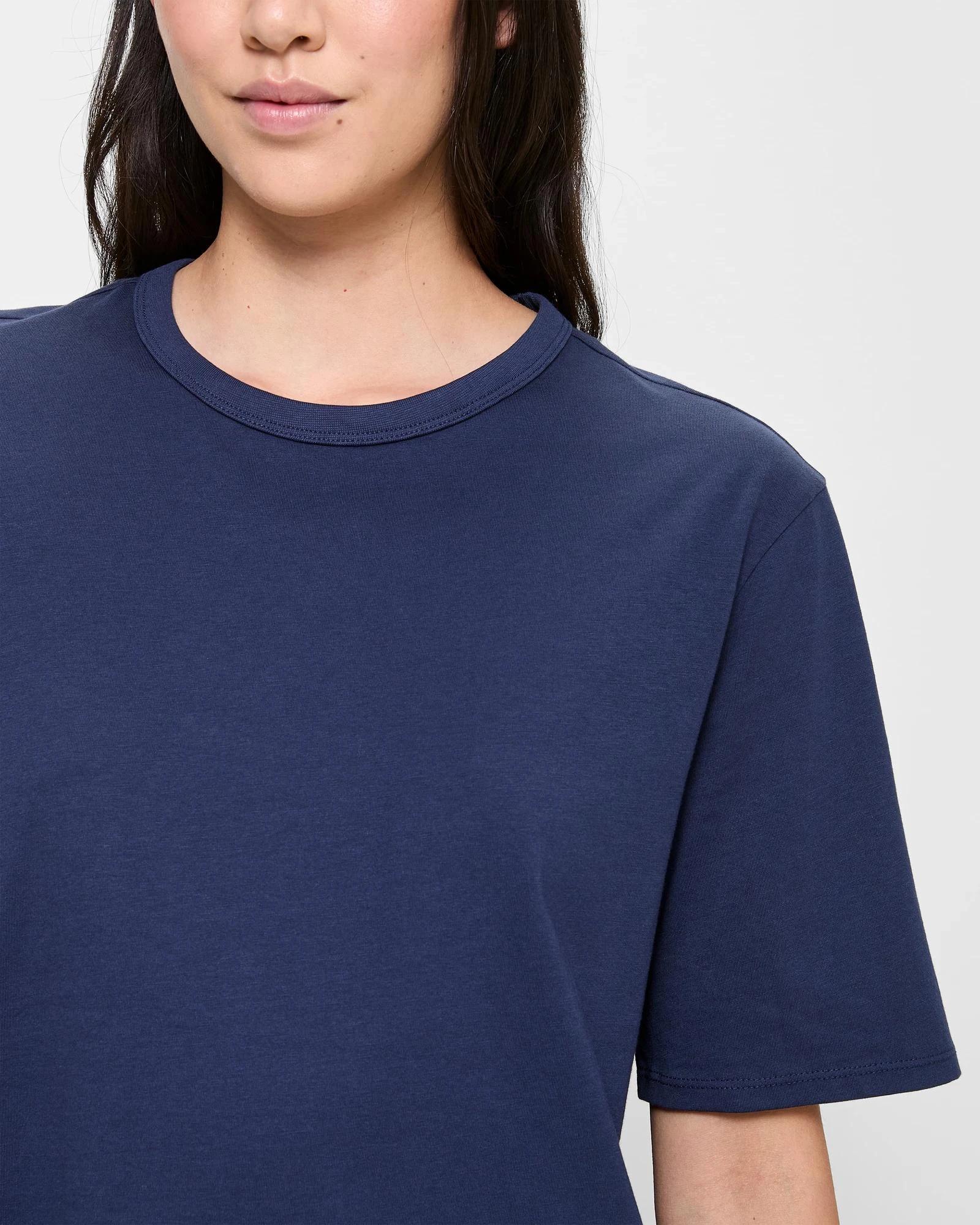 5 Target Woman Australian Cotton Sleep Core T-Shirt NAVY BLUE, 5 of 5