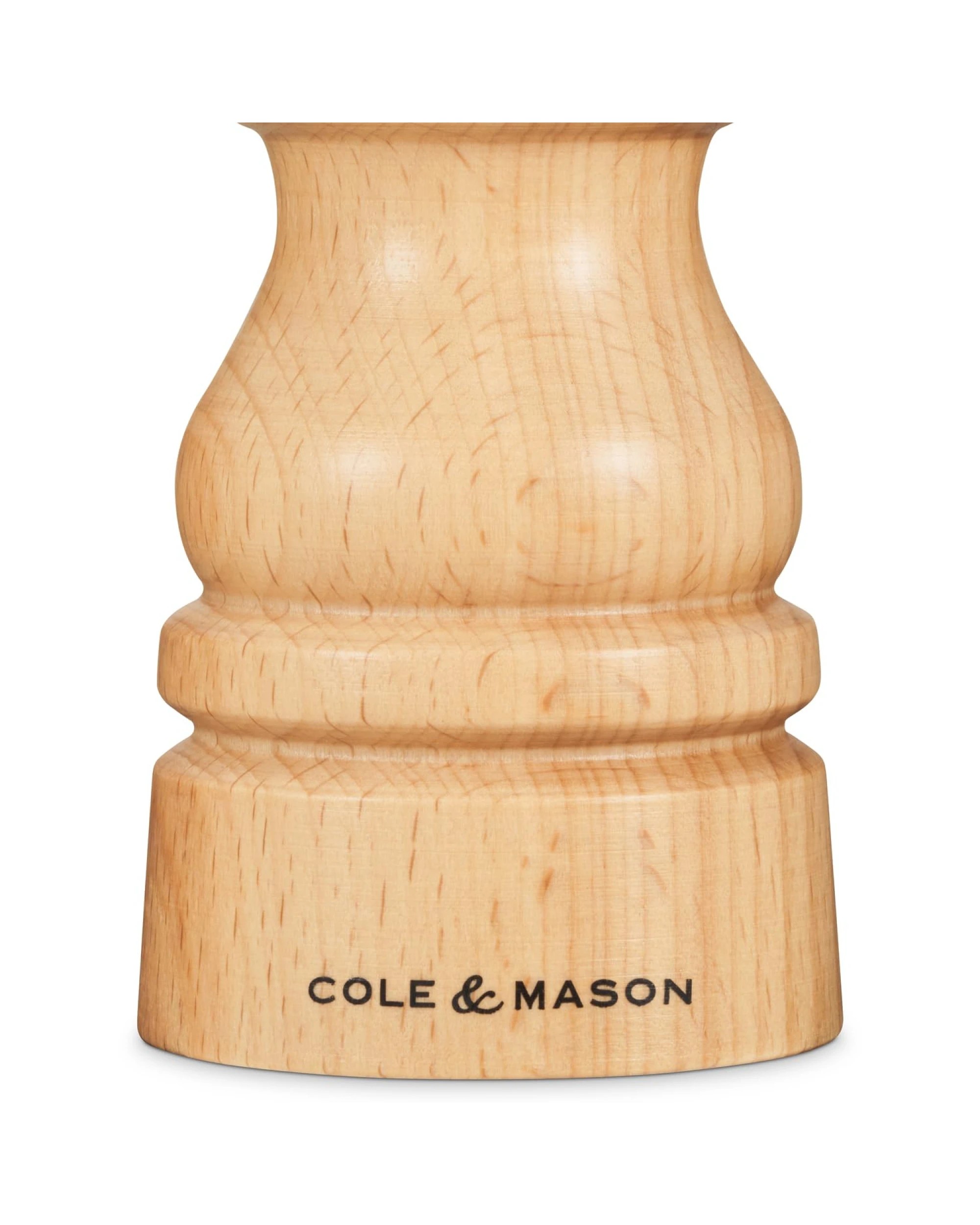 7 Cole & Mason London Salt & Pepper Shaker Mill Gift Set - Natural Beech - 130mm, 7 of 9