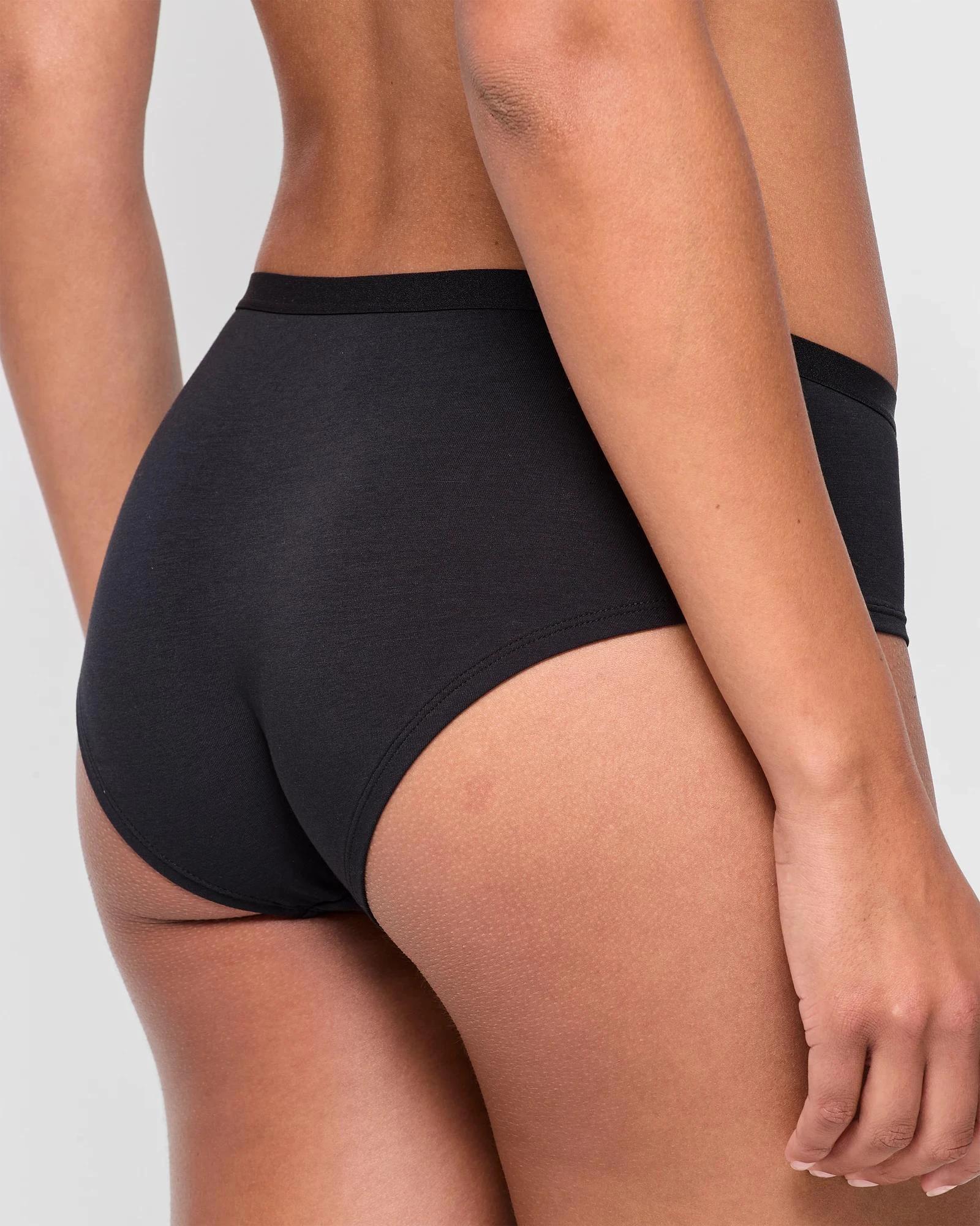 4 Lily Loves Australian Cotton 3 Pack Boyleg Briefs BLACK, 4 of 4