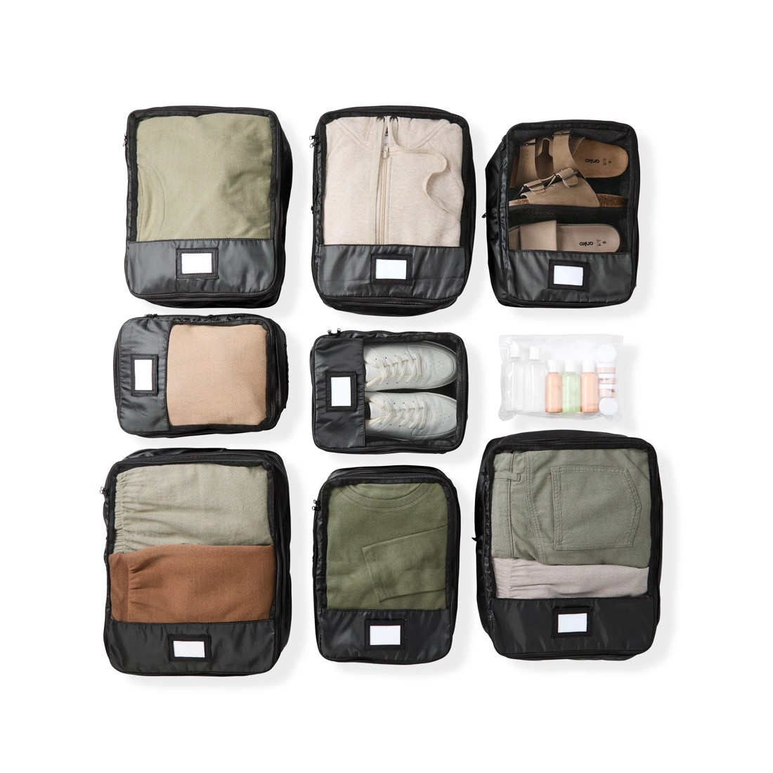 2 19 Piece Travel Organisation Set, 2 of 8