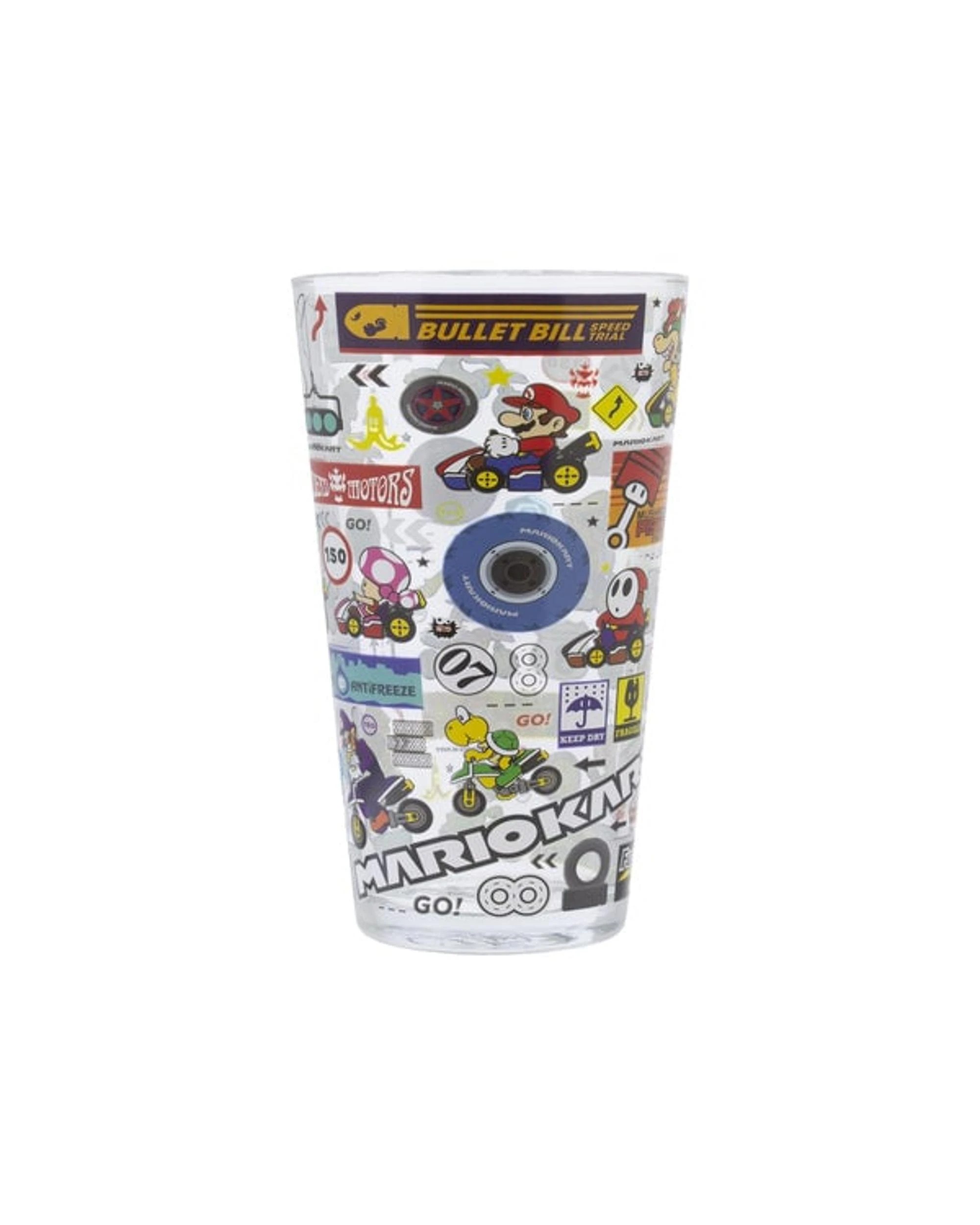 3 Paladone Mario Kart Stickerbomb Glass, 3 of 3