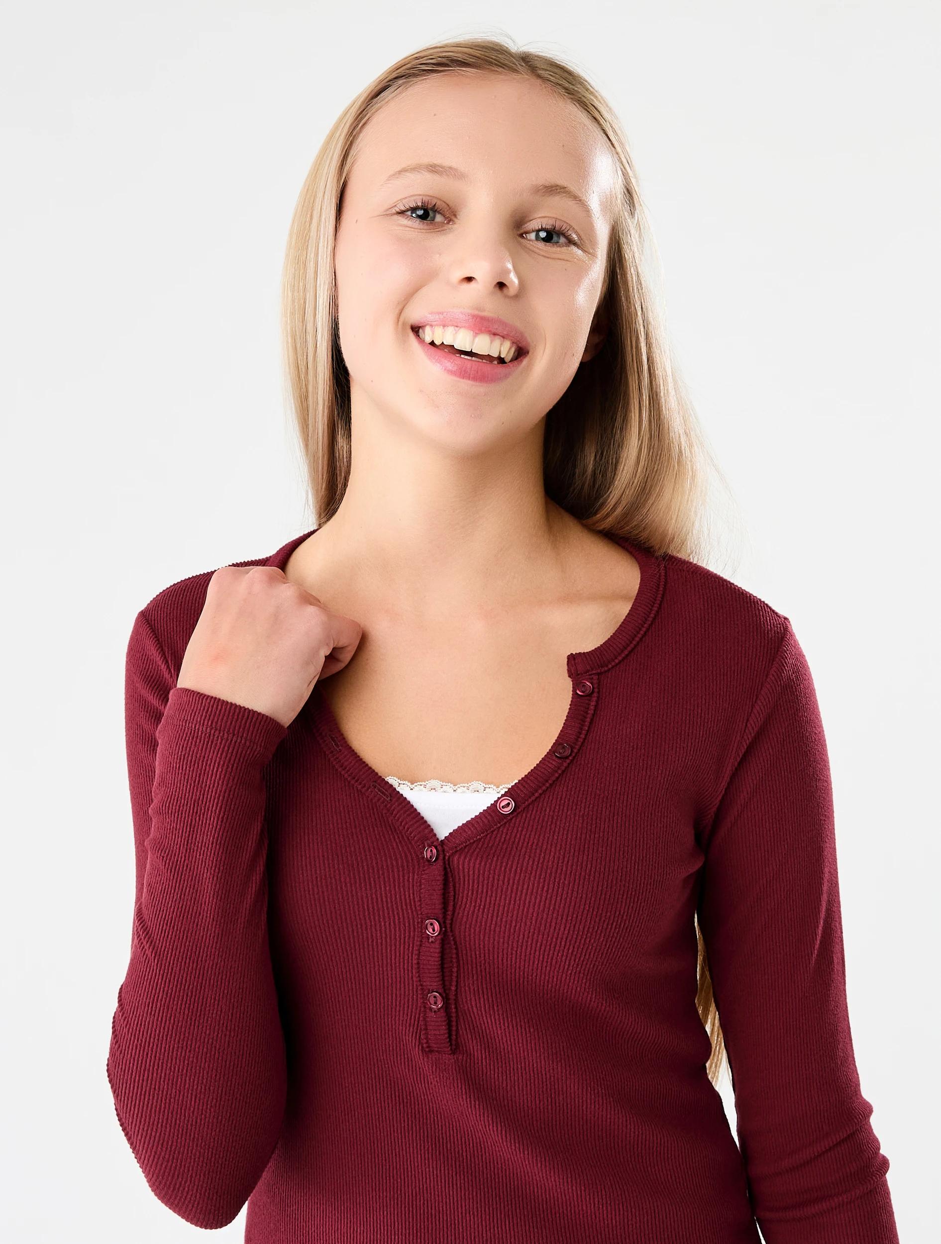 3 Long Sleeve Henley T-shirt Windsor Wn, 3 of 6