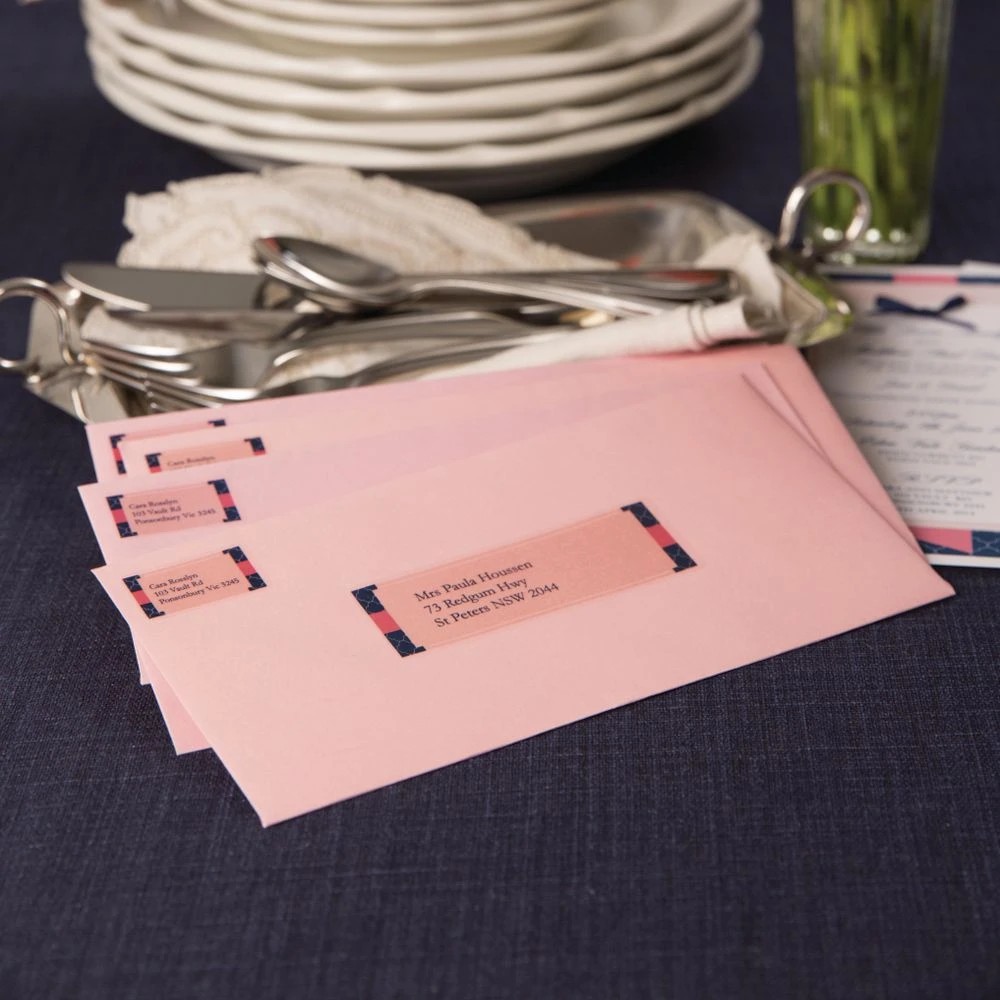 3 Avery Crystal Clear Address Labels Kit 258 Pack, 3 of 4