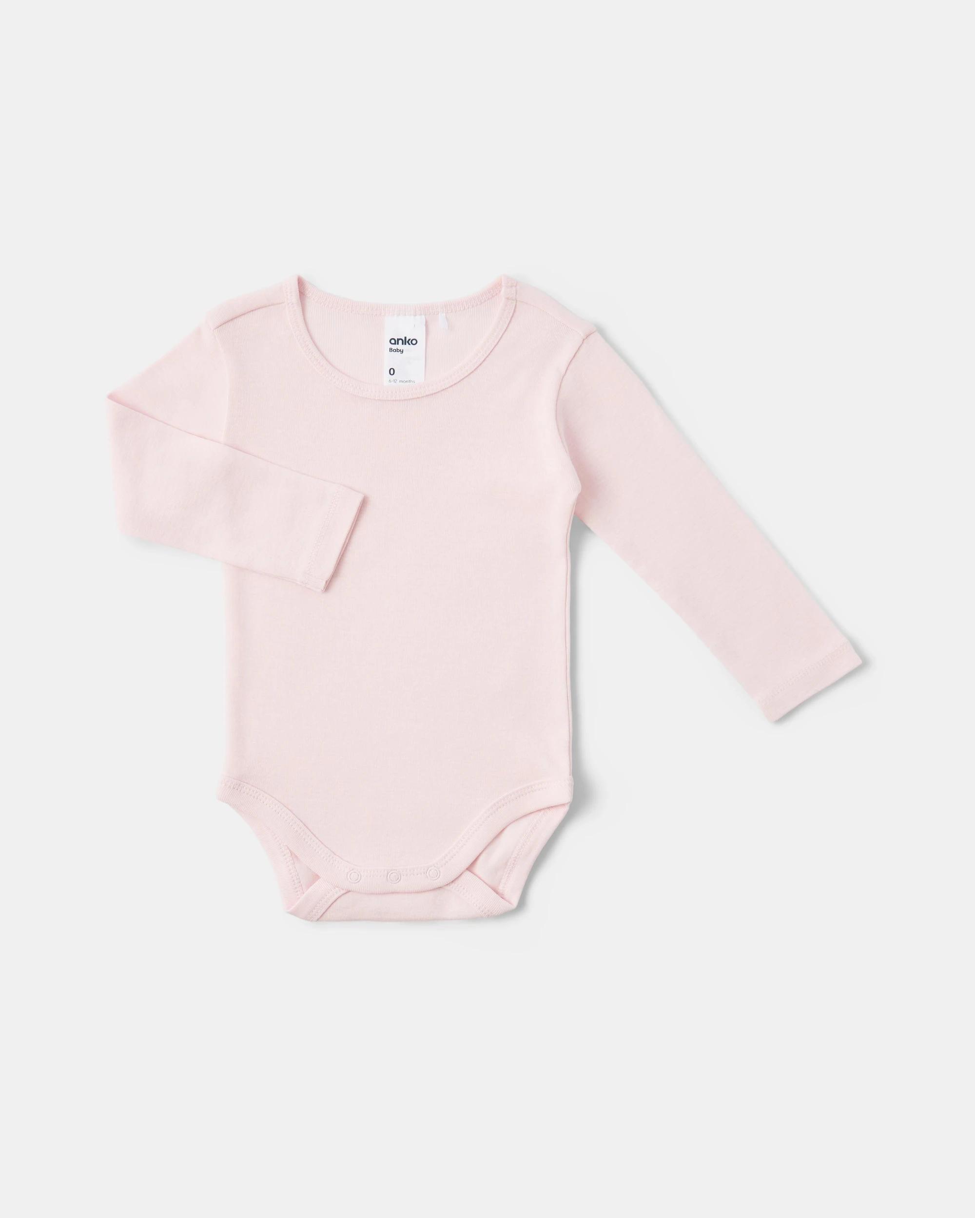 3 2 Pack Long Sleeve Bodysuits Pnk Pck, 3 of 6