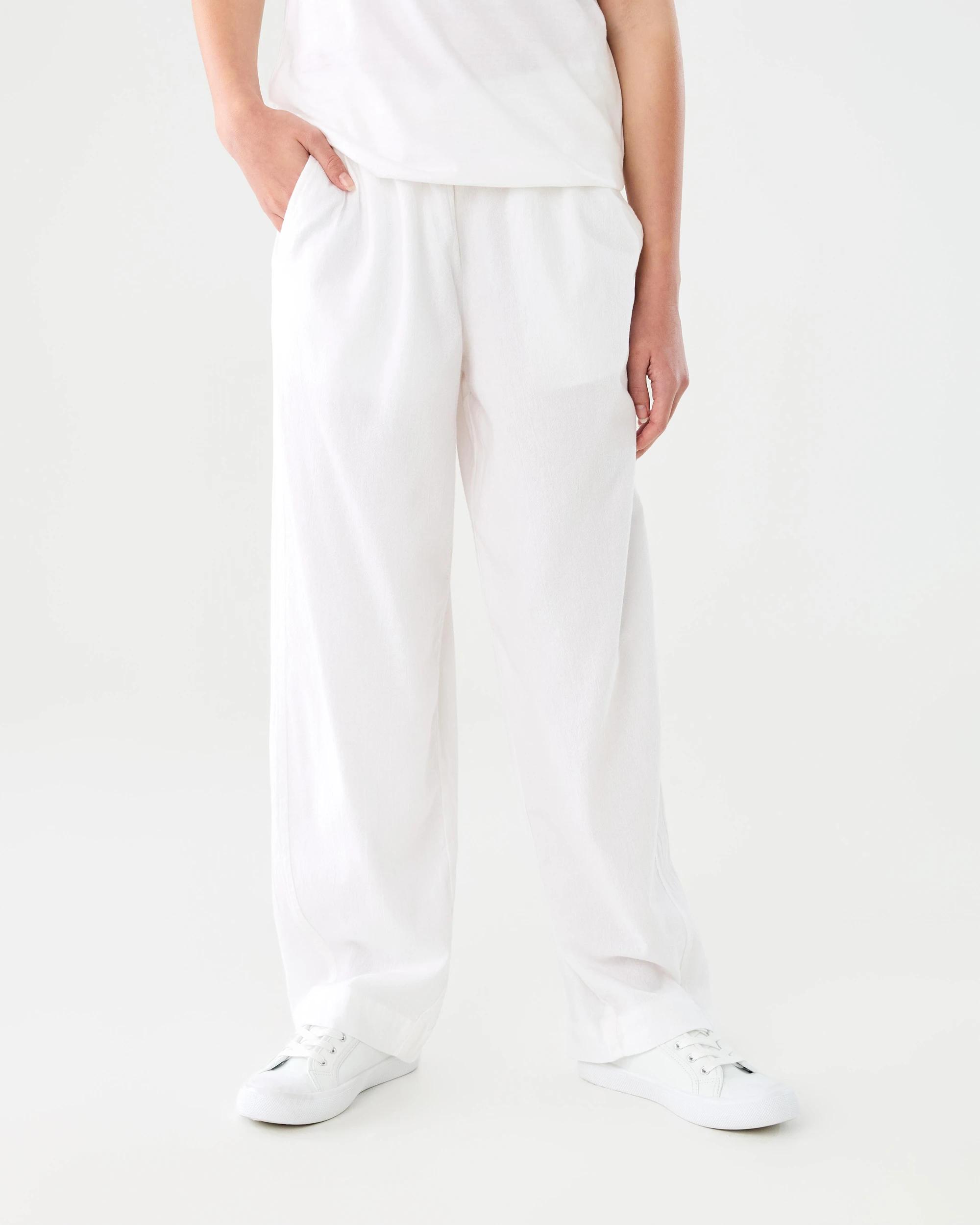 1 Barrel Leg Pants White, 1 of 5