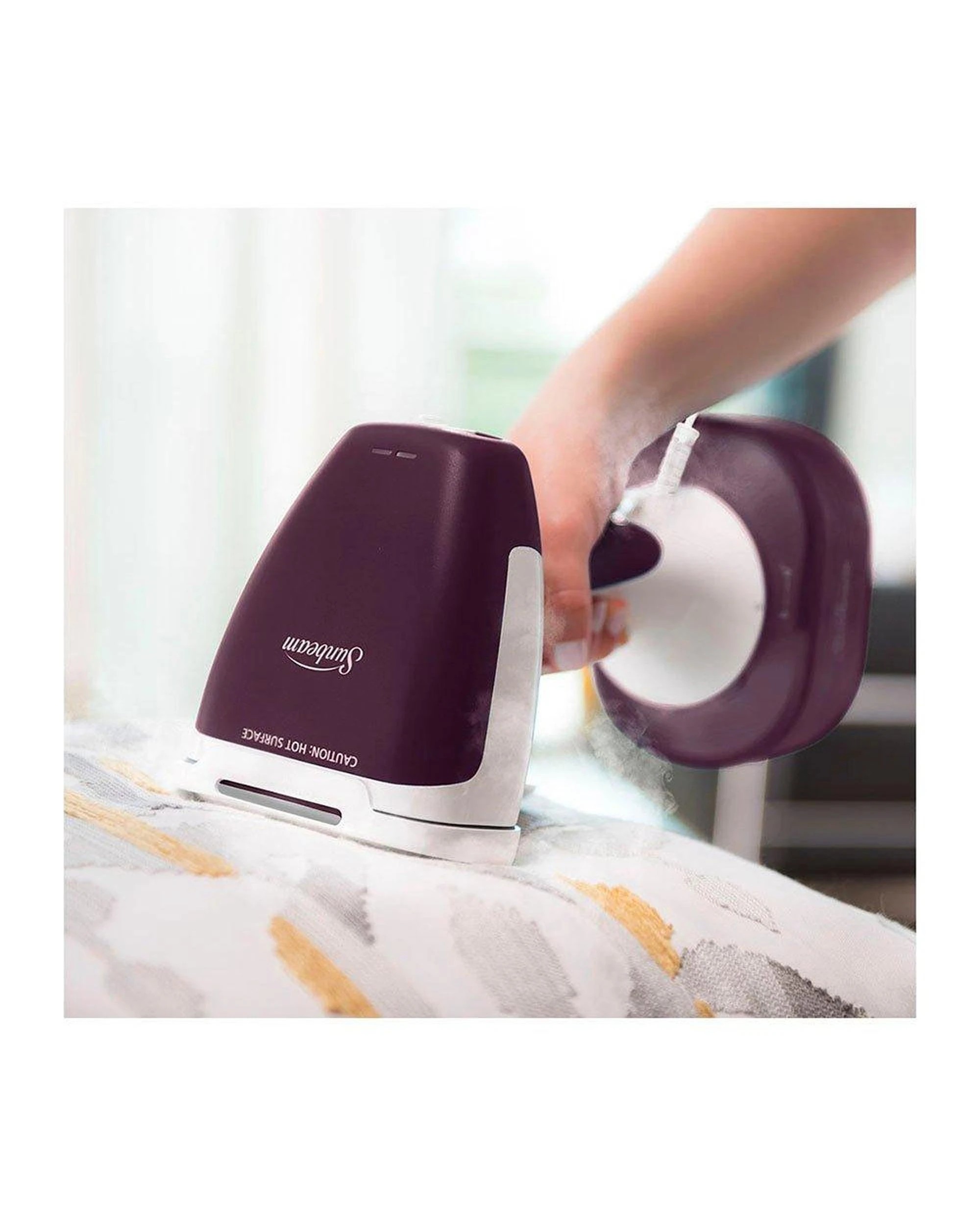 4 Sunbeam Powersteam Hand Held Garment Steamer - White, 4 of 6