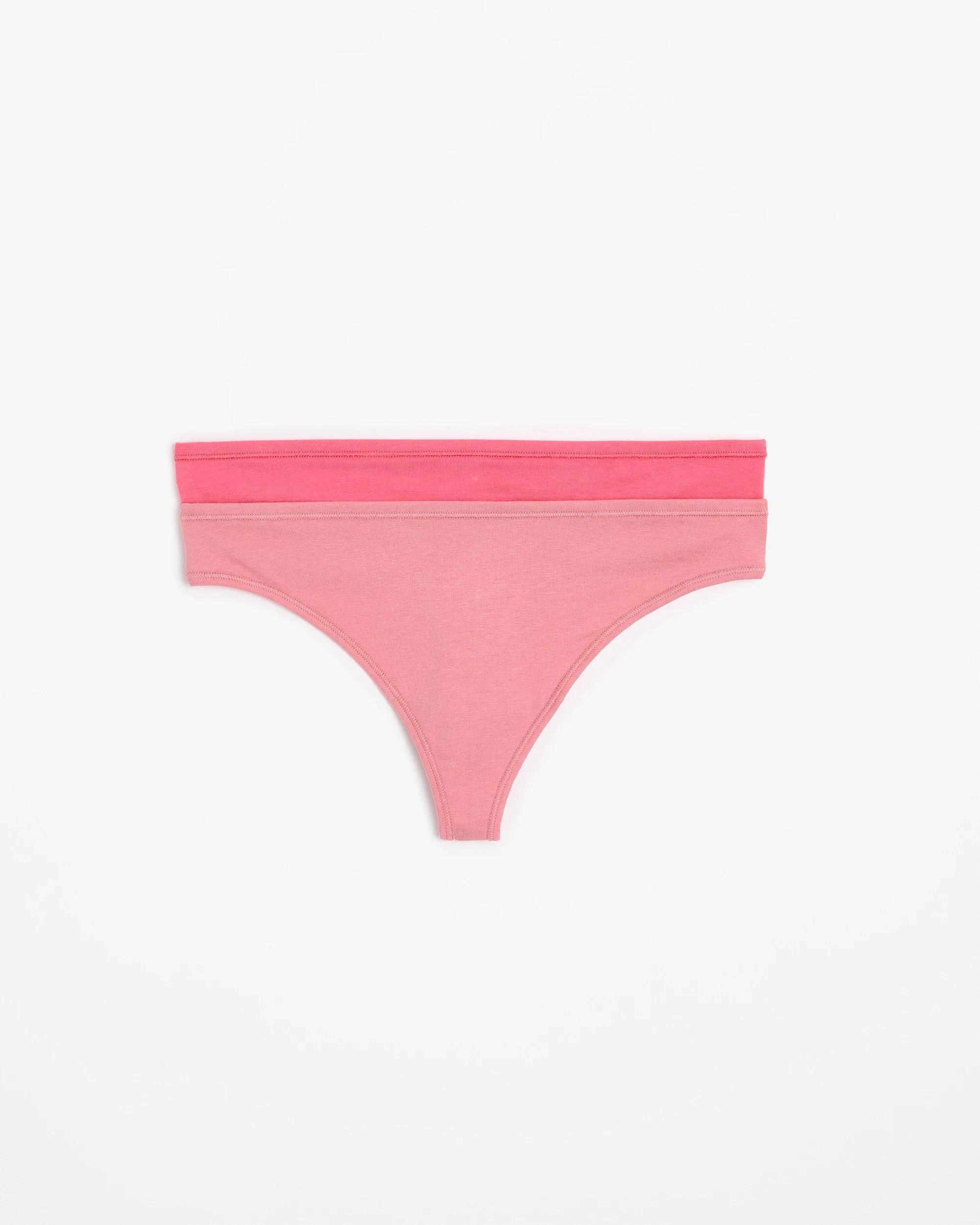 1 Target Woman 2 Pack Super Soft G-String Briefs APRICOT/FRUIT DOVE, 1 of 3