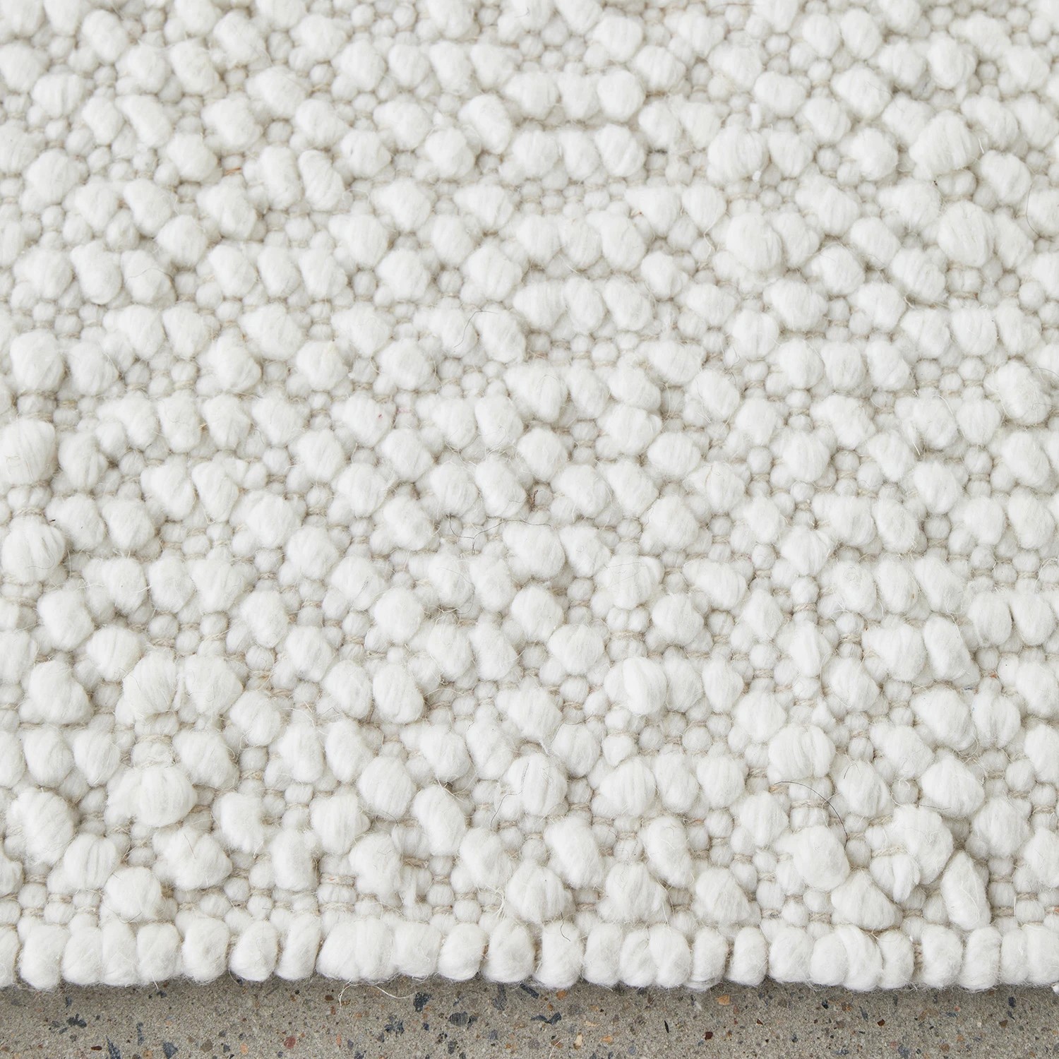 3 Common Ground Rugs Tactile 380x280cm - Extra Large Hand Woven Floor Rug - White, 3 of 6