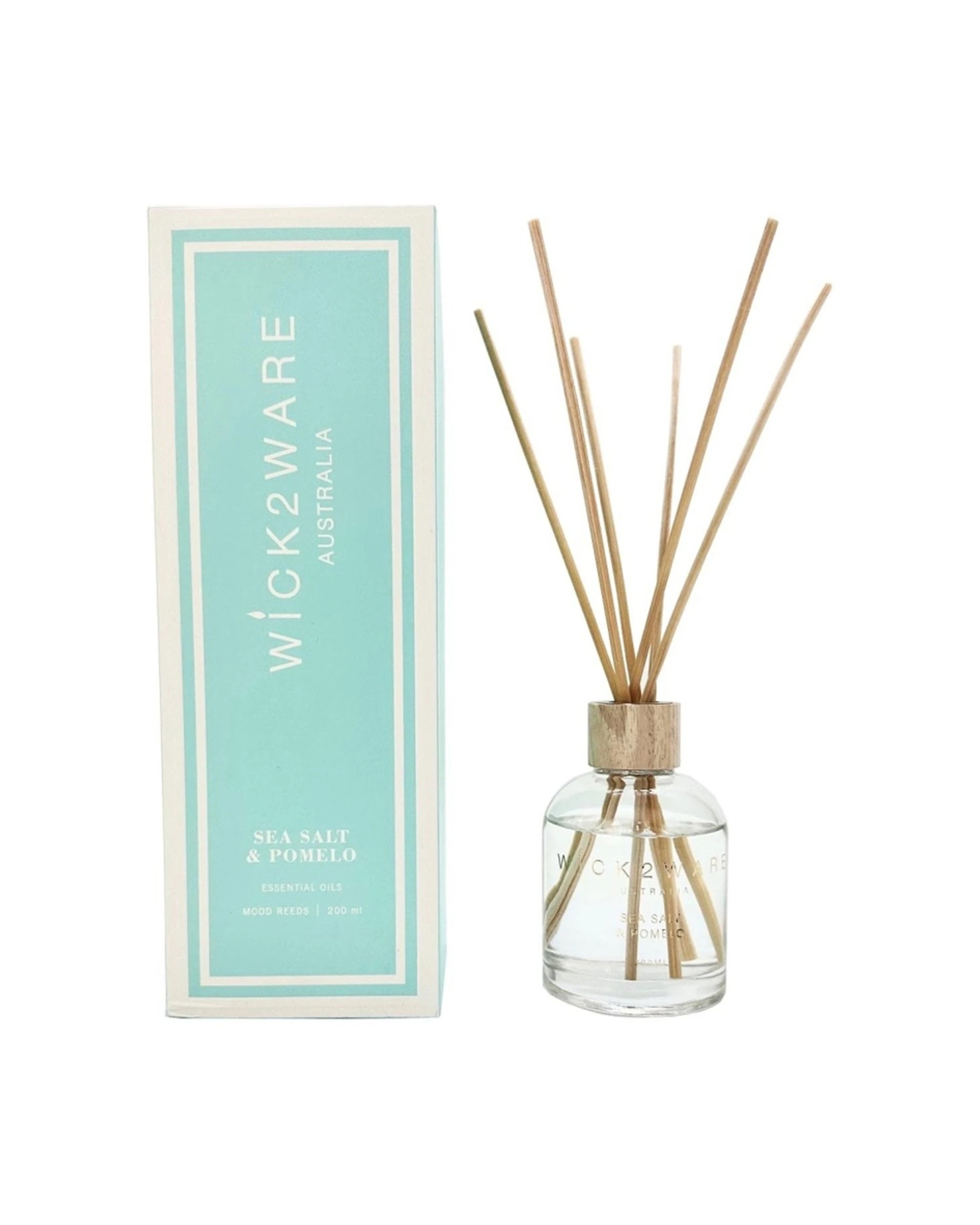 1 Wick2Ware Scented Reed Diffuser Home Fragrance Sea Salt and Pomelo 200ml - Multi, 1 of 1