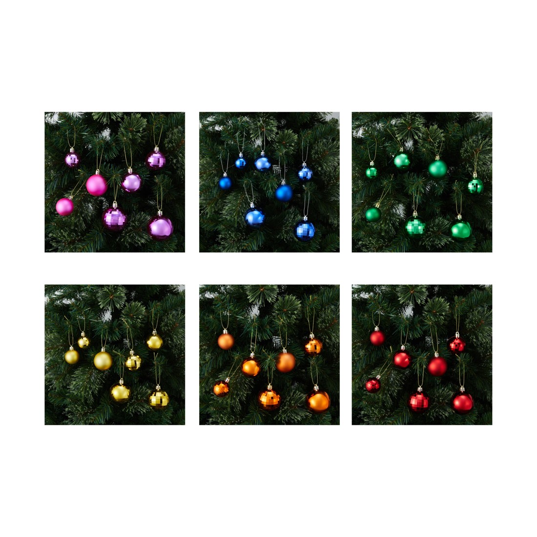 3 100 Pack Brights Christmas Baubles, 3 of 4