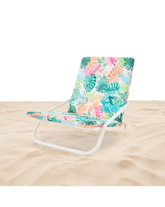 Beach Cushion Chair - Vivid Botanicals