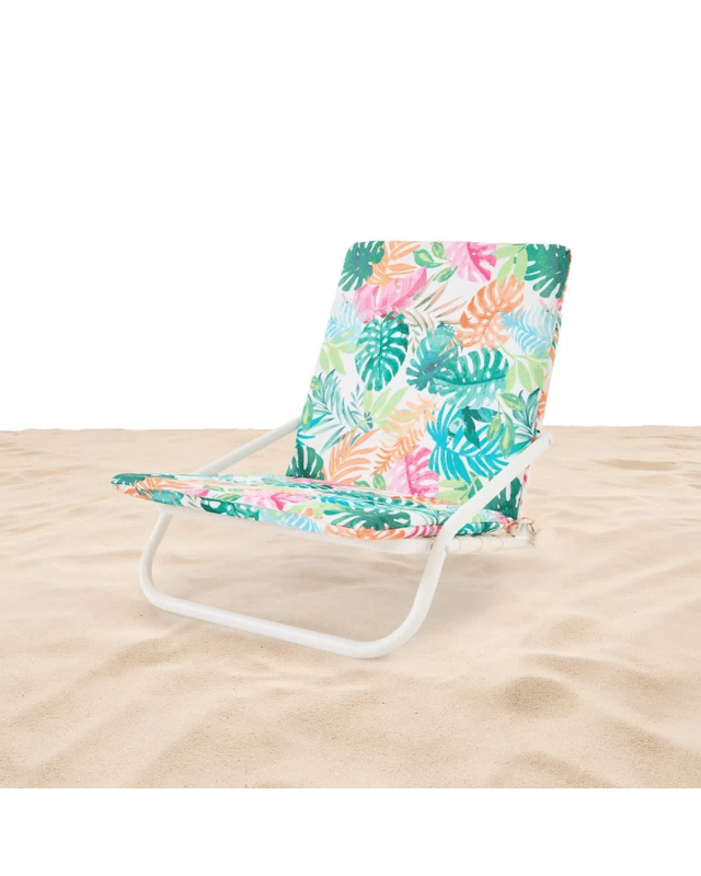 Beach Cushion Chair - Vivid Botani