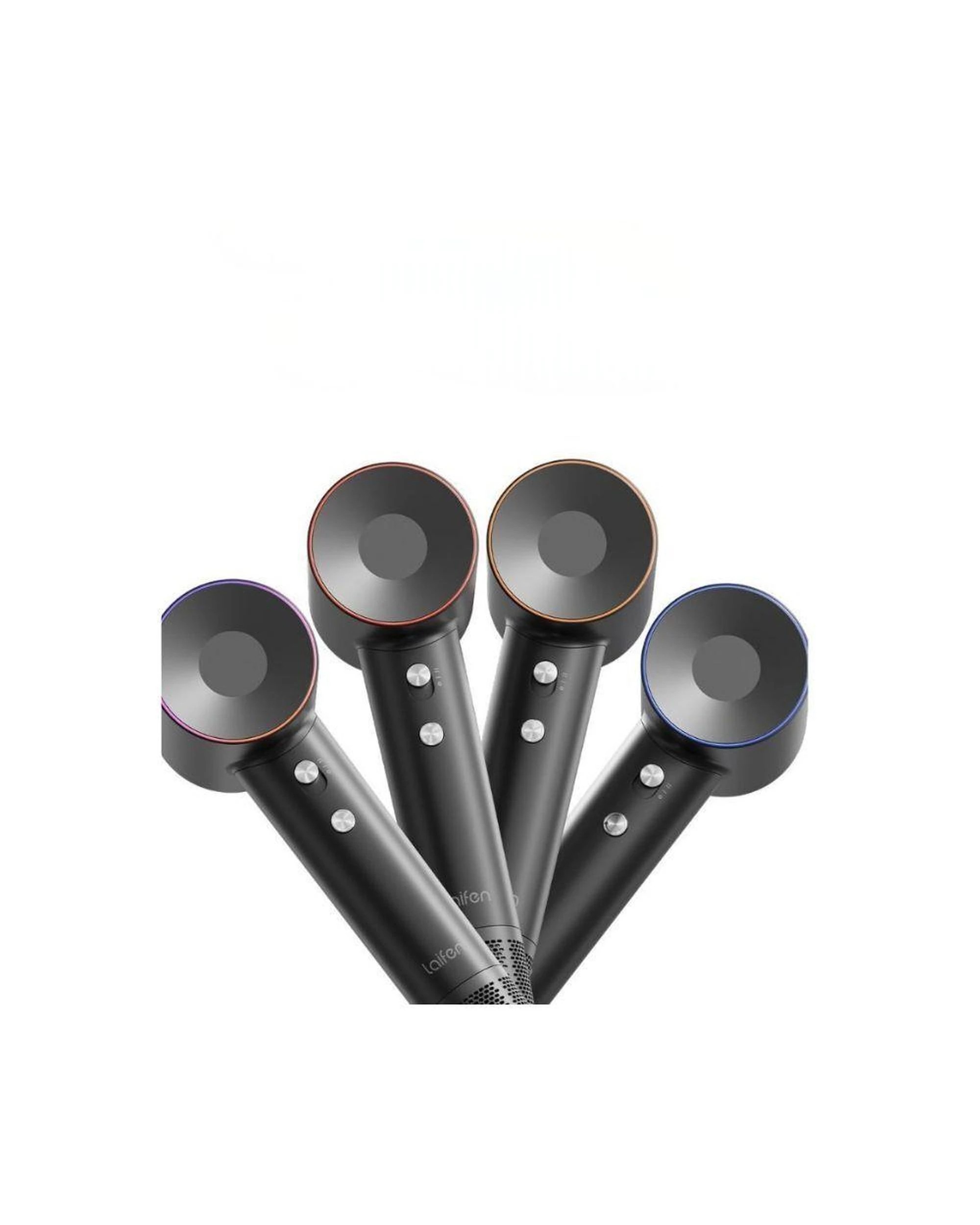 2 Laifen Swift Special High Speed Hair Dryer Matte Black 110000 RPM with 3 Styling Nozzles, 2 of 3