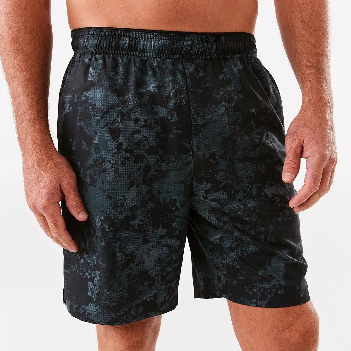 1 Active Mens Gym Shorts Dist Camo, 1 of 7