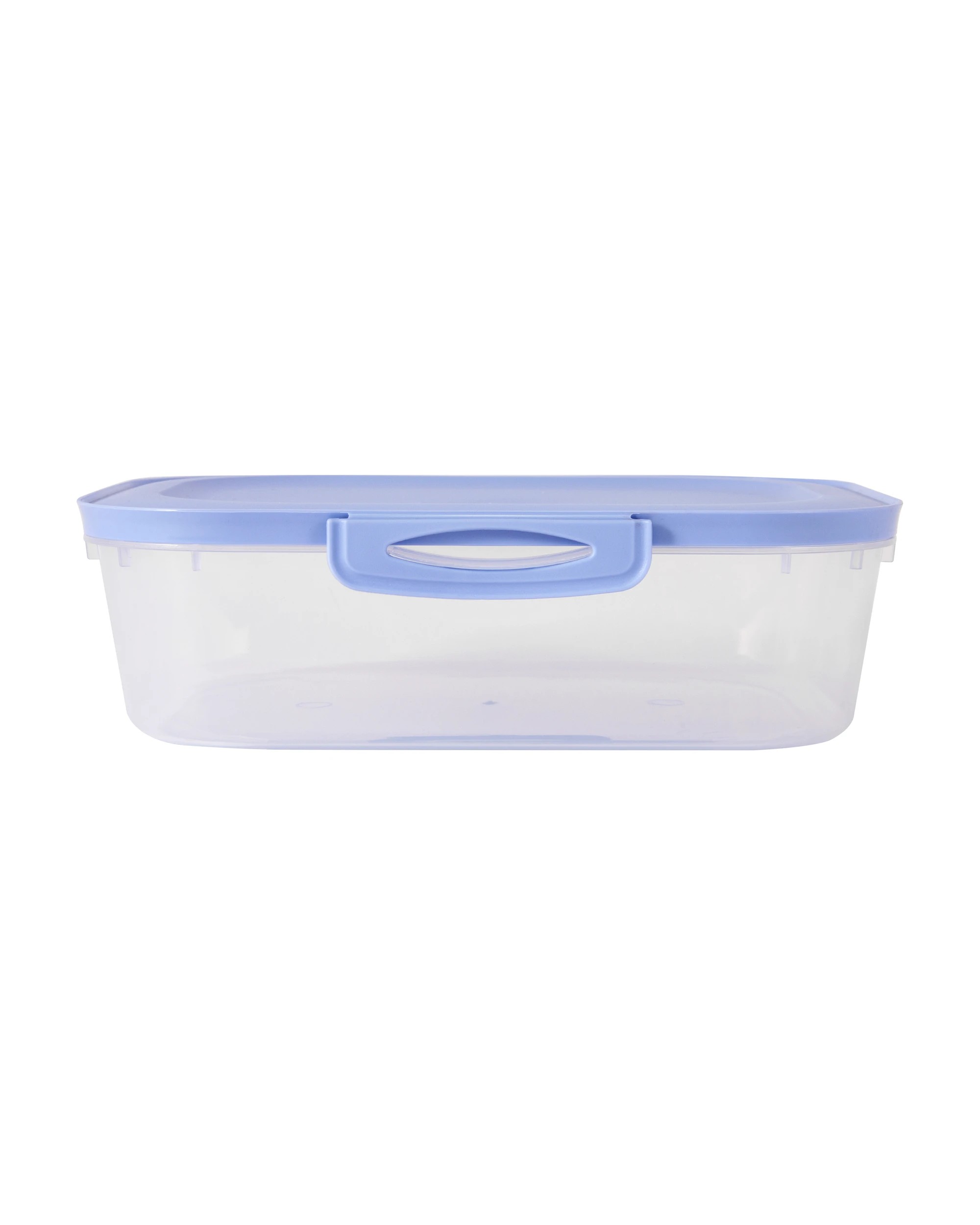 3 Set of 5 Rectangle Food Storage Containers - Blue, 3 of 5