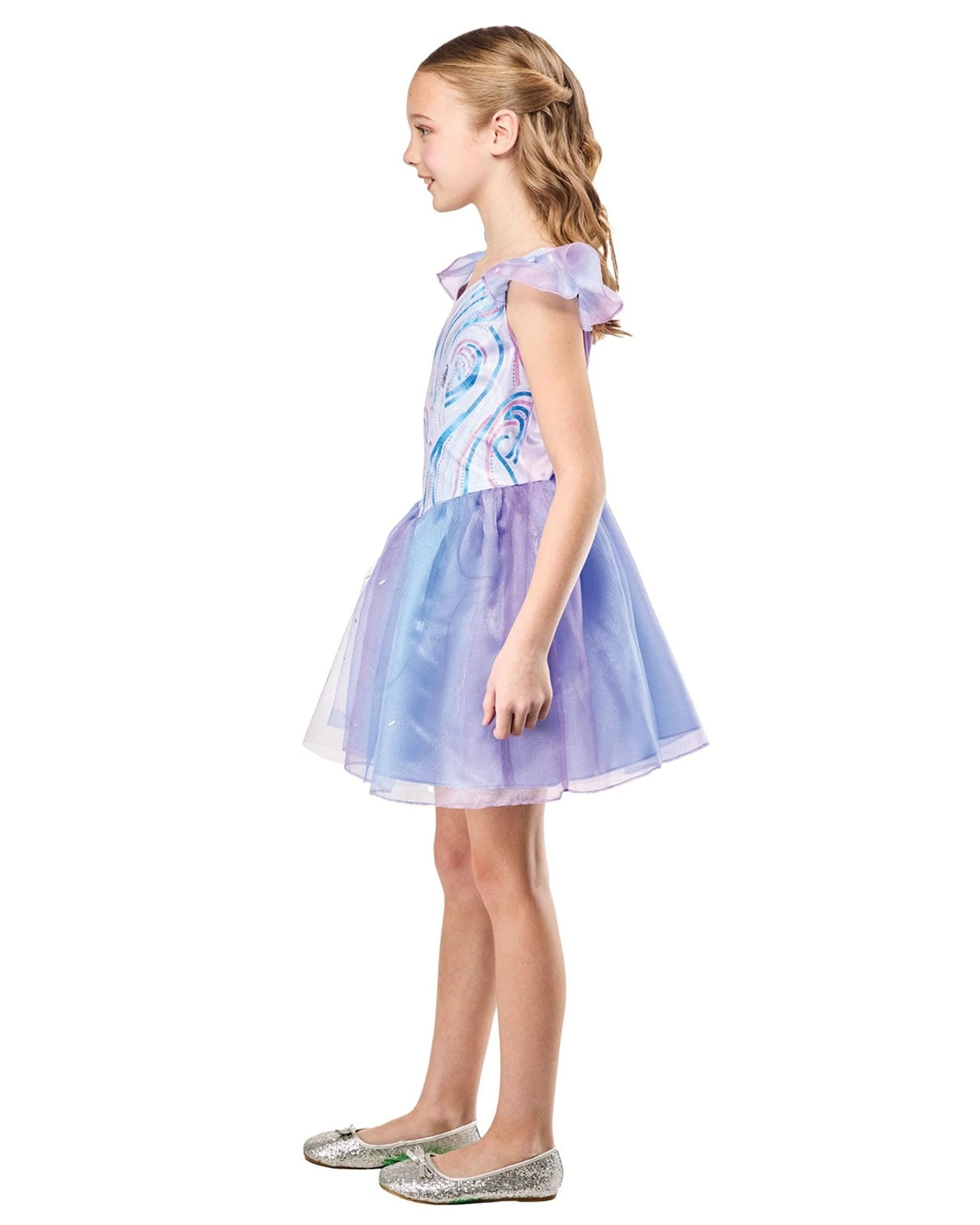 2 Wicked Glinda Periwinkle Deluxe Child Costume Size 3-5 Years, 2 of 4