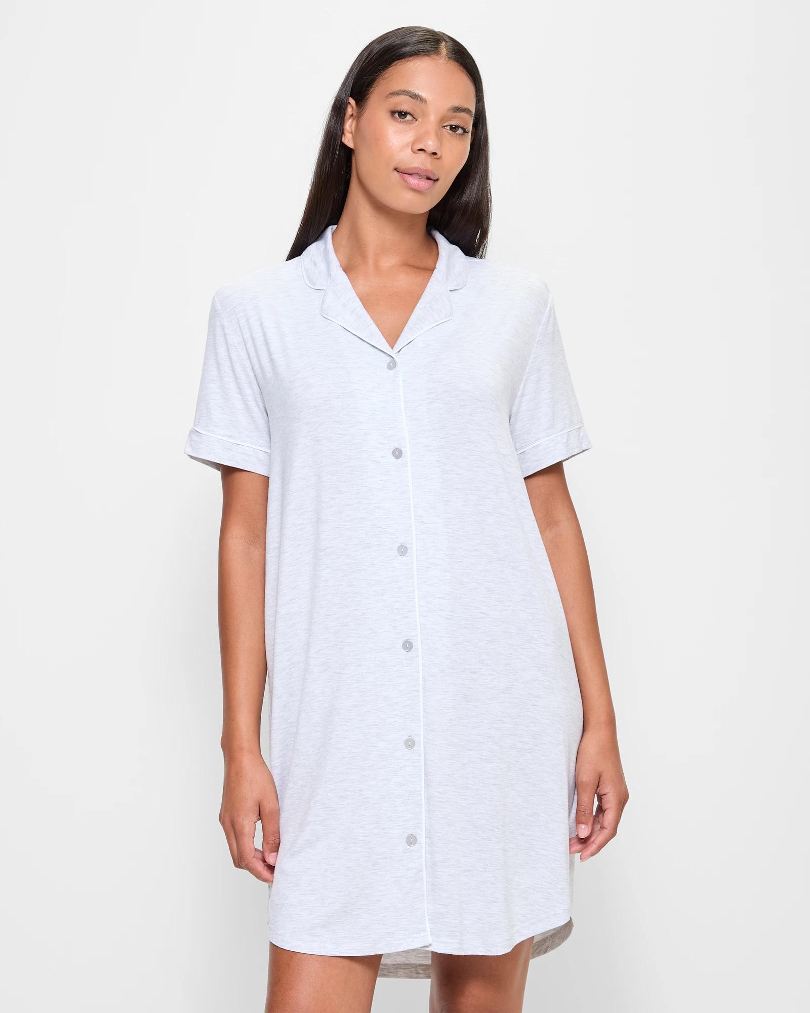 1 Target Bamboo Soft Nightshirt GREY MARLE, 1 of 5