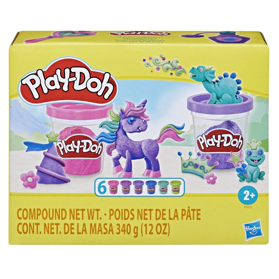 1 6 Pack Play-Doh Sparkle Collection Compound, 1 of 3