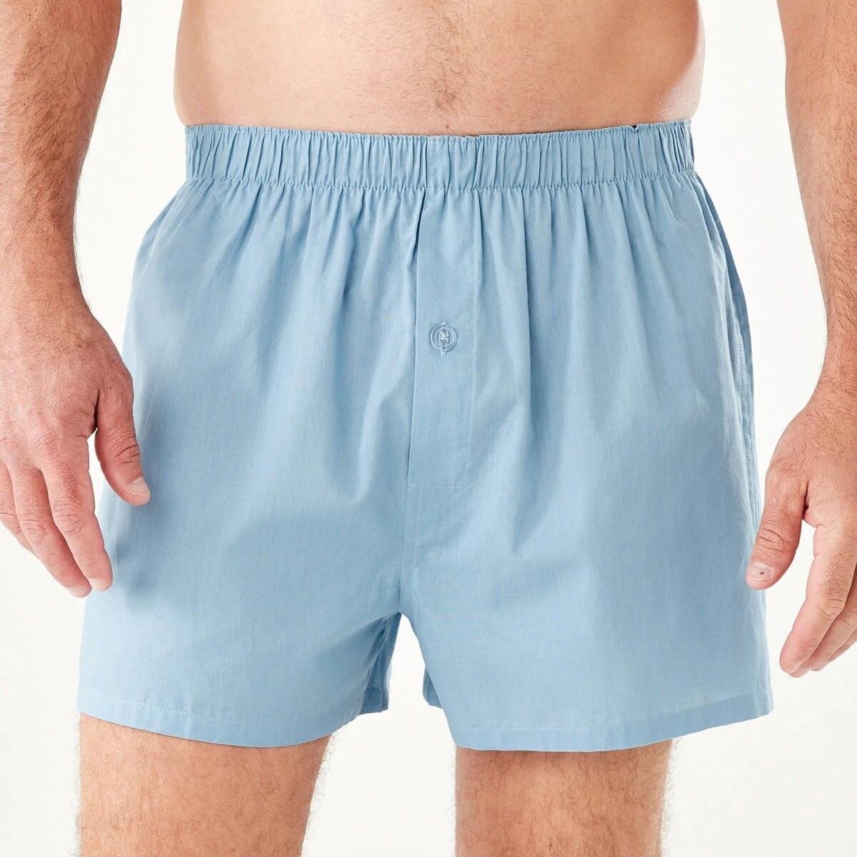 3 3 Pack Alpha Classic Woven Boxers MICRO CHECKS, 3 of 8