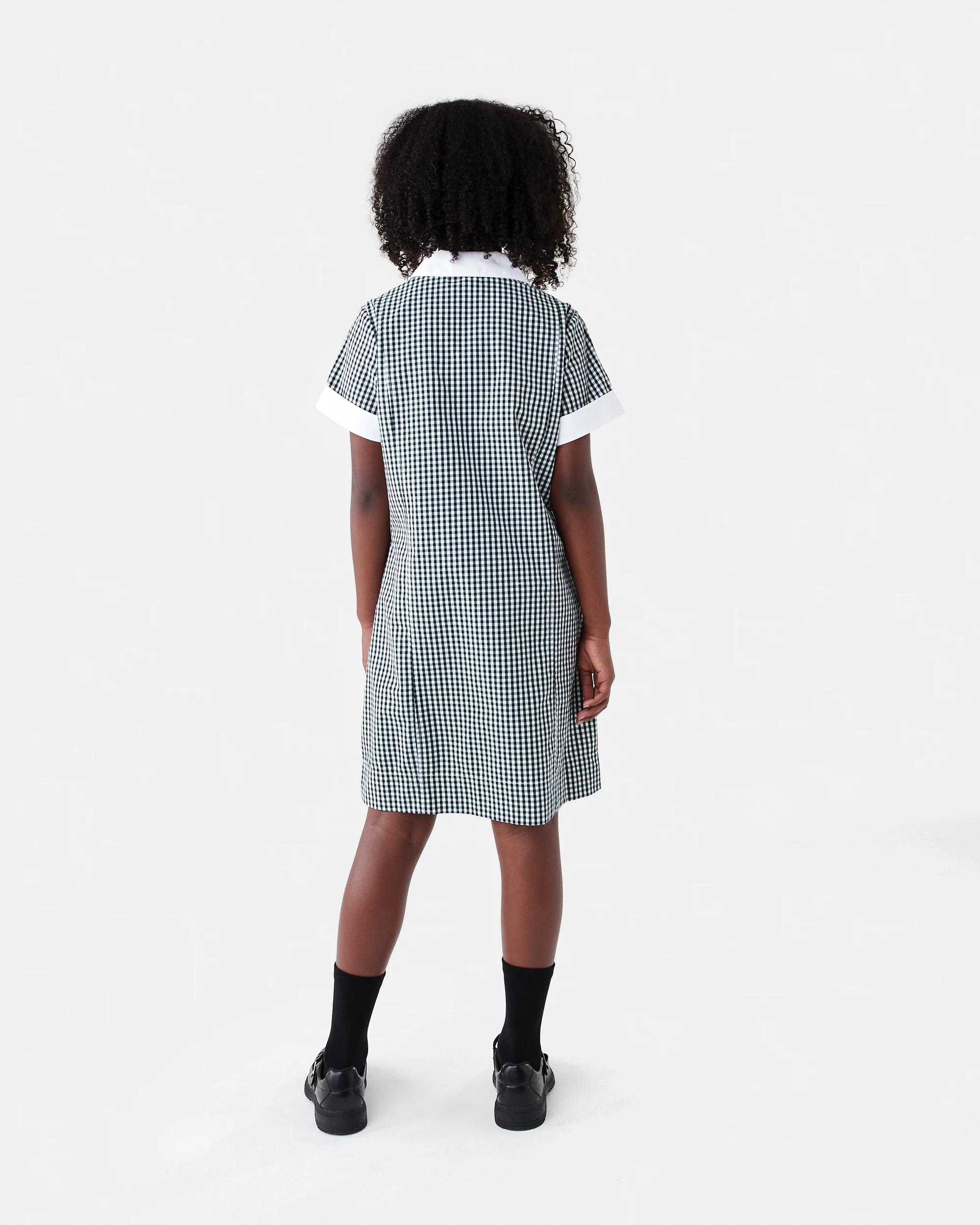 10 School Dress Grn Gngham, 10 of 10