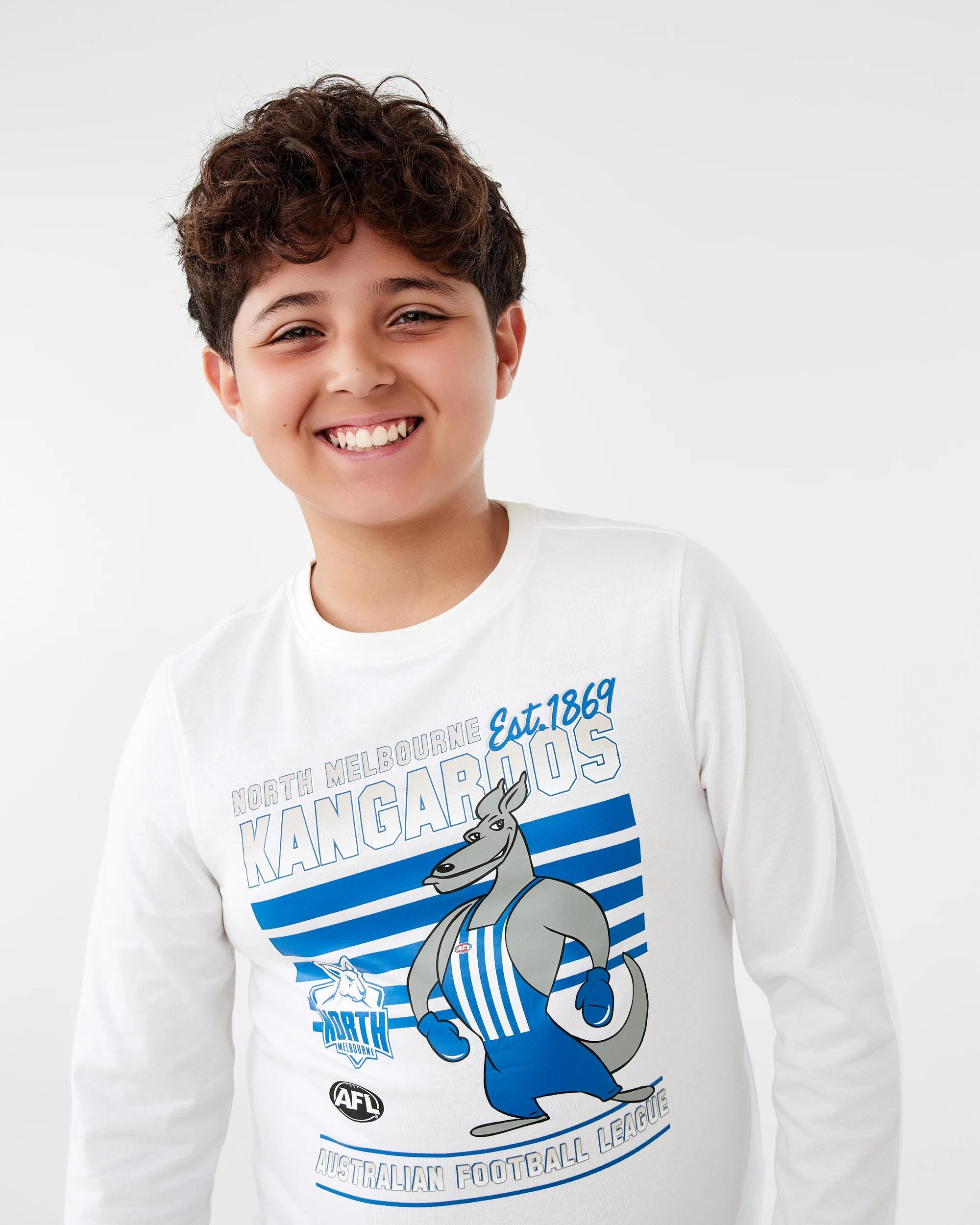 3 Official AFL Kids Pyjama Set Kangaroos, 3 of 6